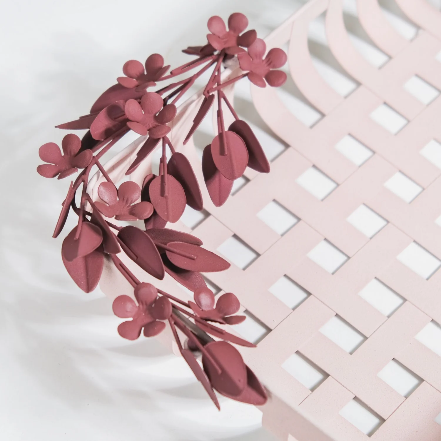 Bloom Pink Decorative Basket 13x10 Inch - Image 8