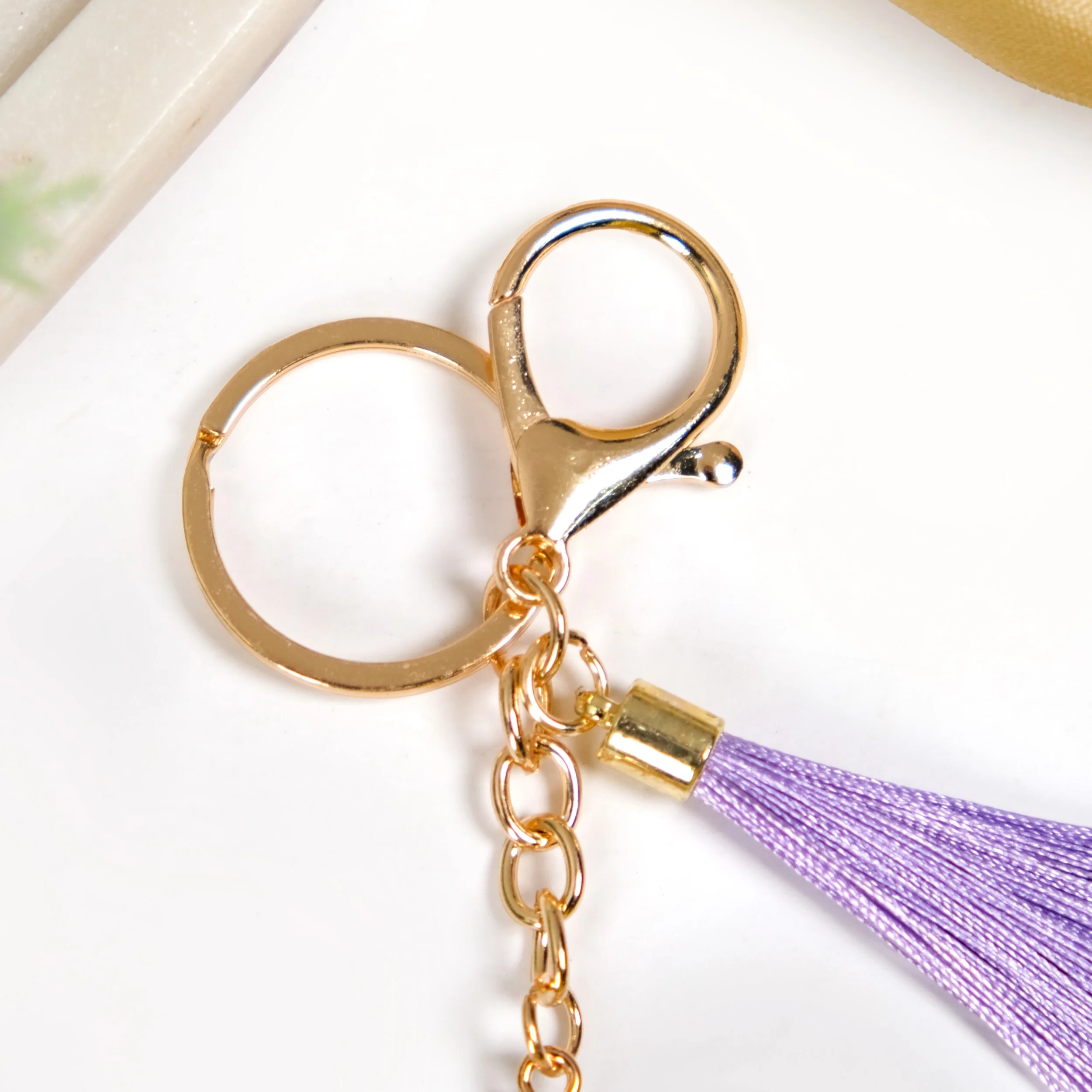 Blooming Purple Fantasy U Resin Keyring - Image 6