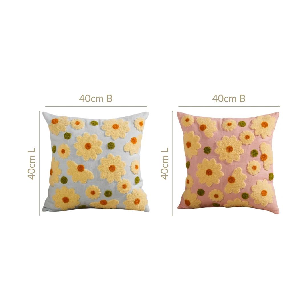 Blossoms Cushion Cover Set Of 2 40x40cm - Image 4