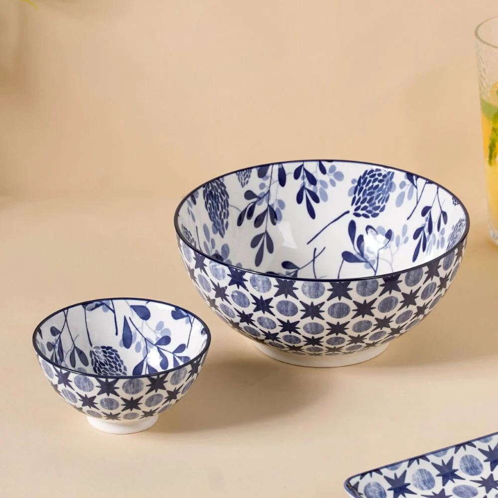 Blue 26 Piece Dinnerware Set For 6 - Image 9