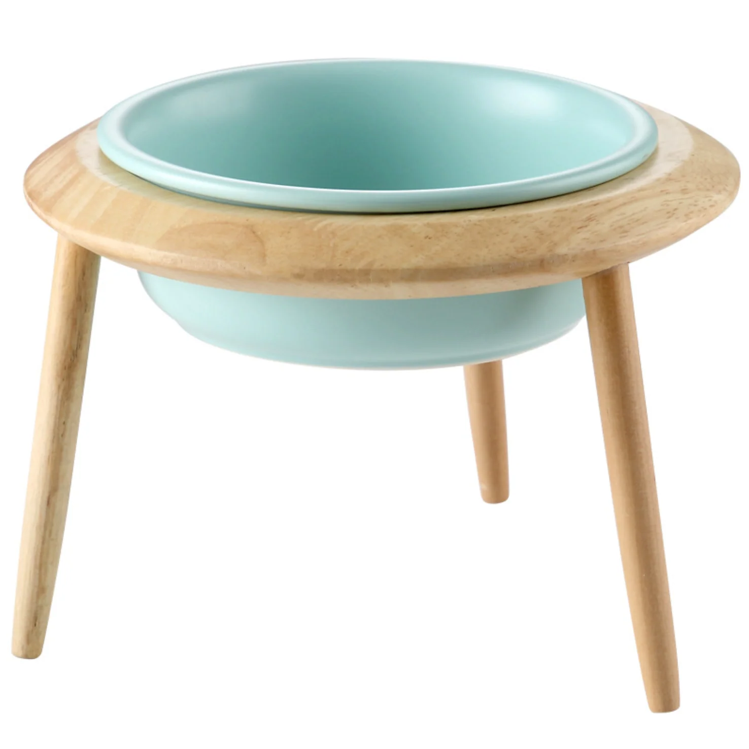 Blue Bowl with Stand - Image 6