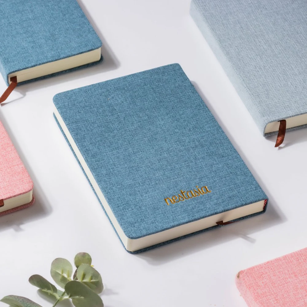 Blue Hardbound Notebook 128 Pages - Image 3