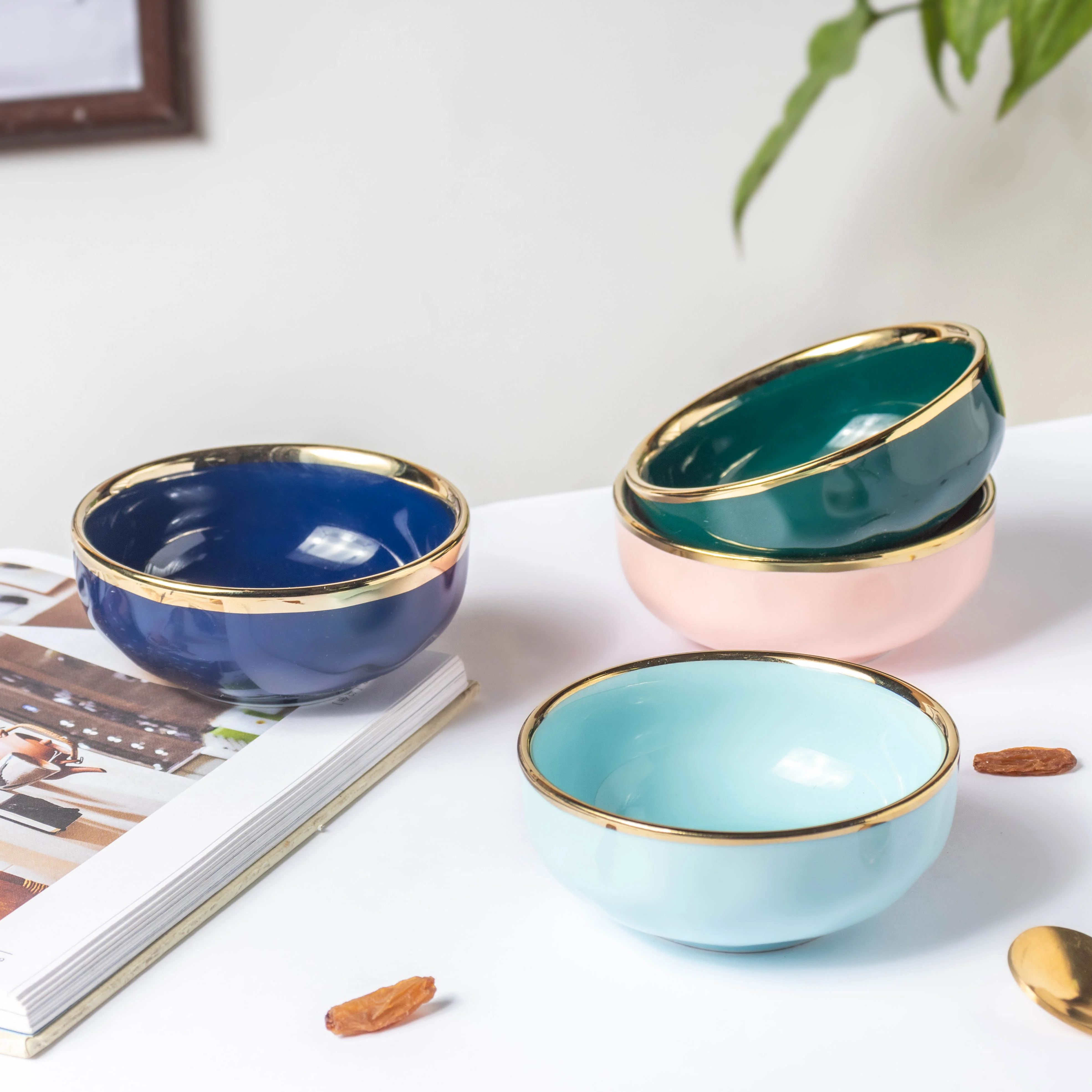 Blue Jay Ceramic Dip Bowl - Image 8