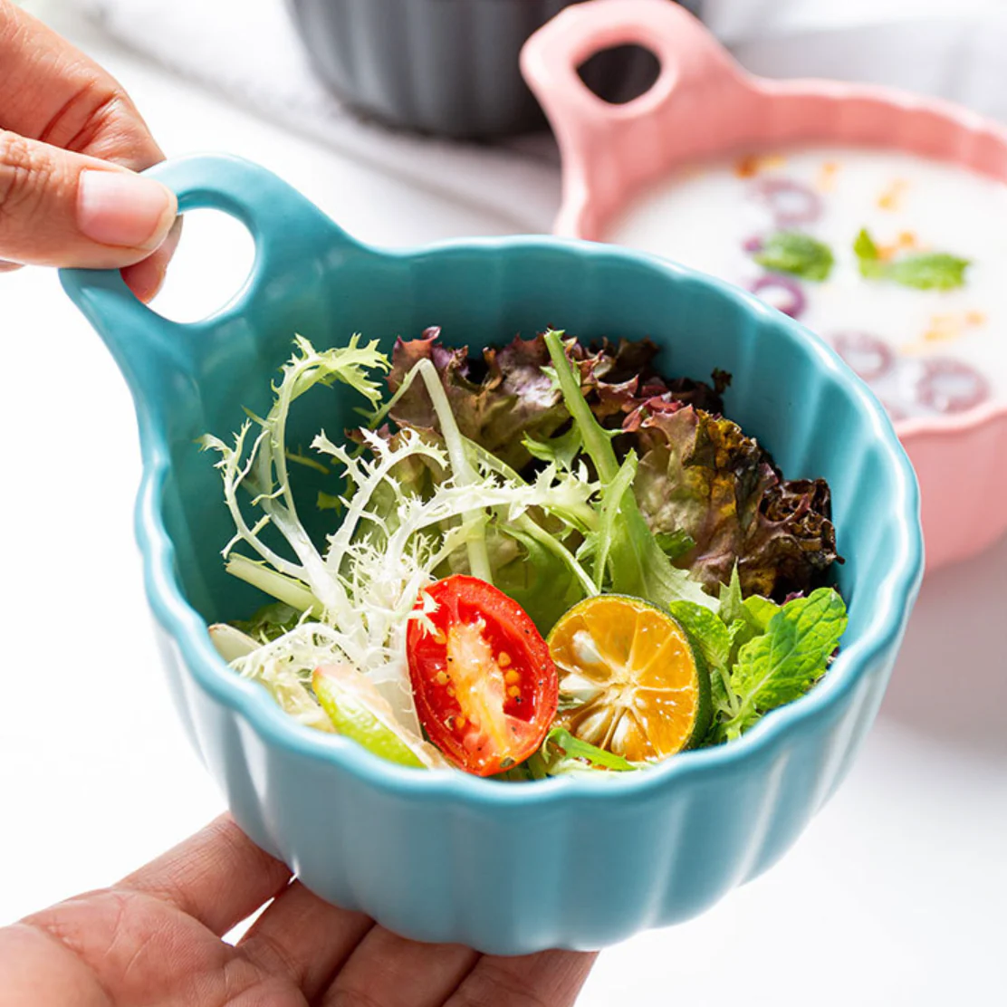 Blue Muffin Scallop Bowl 250 ml