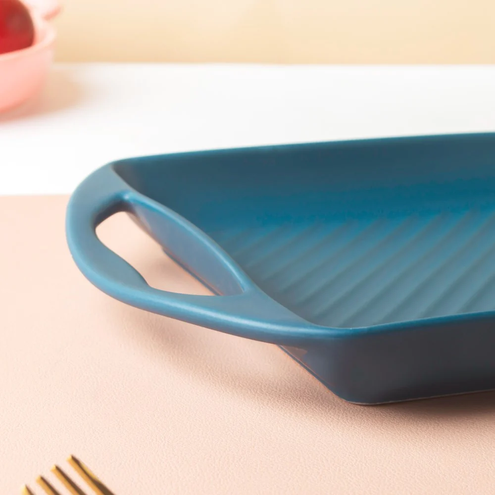 Blue Square Baking Tray Small - Image 7