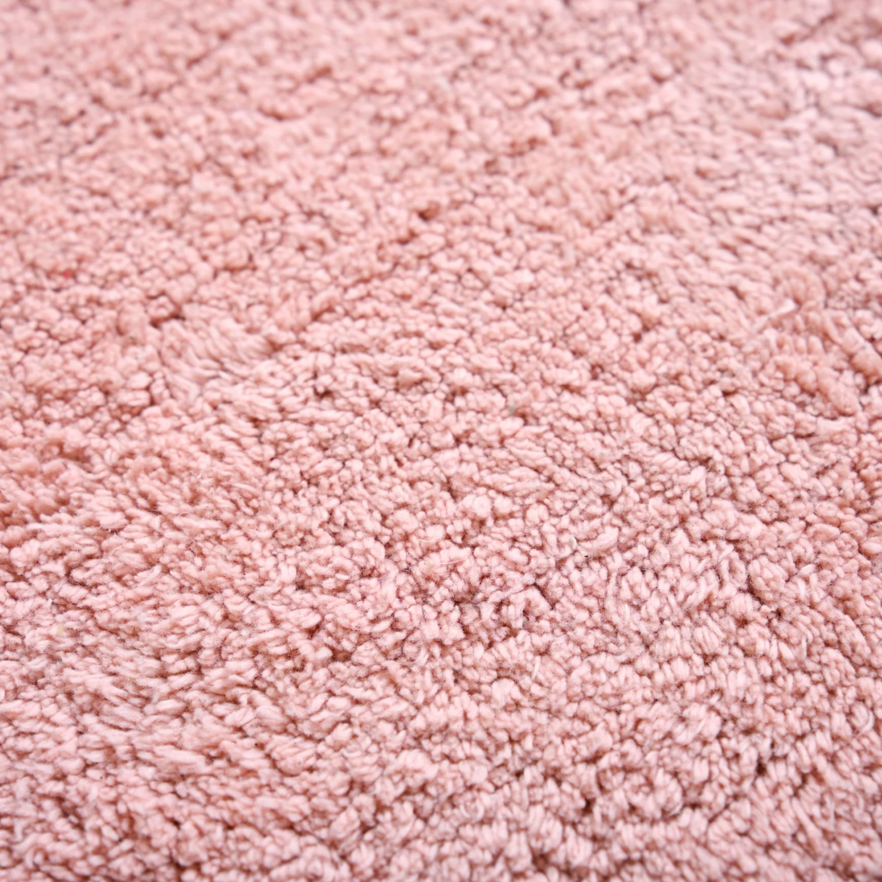 Blush Pink Pom Pom Pure Cotton Anti Slip Floor Mat 88x47cm - Image 5