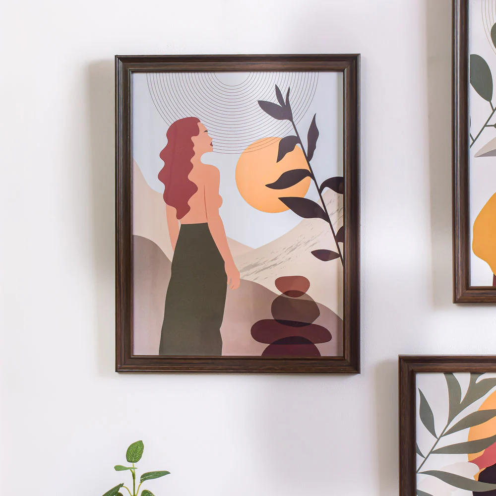 Boho Women Gallery Wall Art Set Of 3 18x13 Inch - Image 3