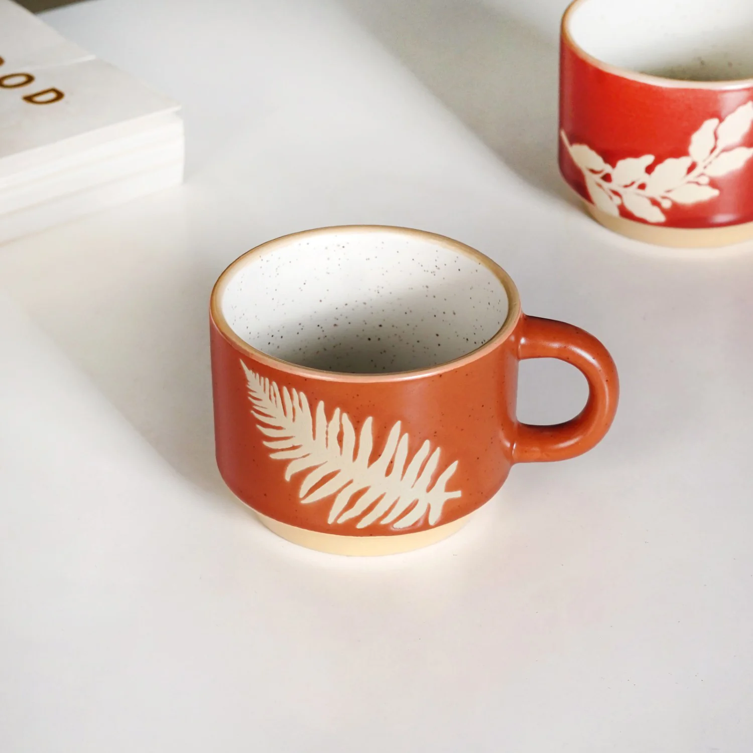 Botanical Stackable Cup Set Of 4 Autumn Edition 145ml - Image 7