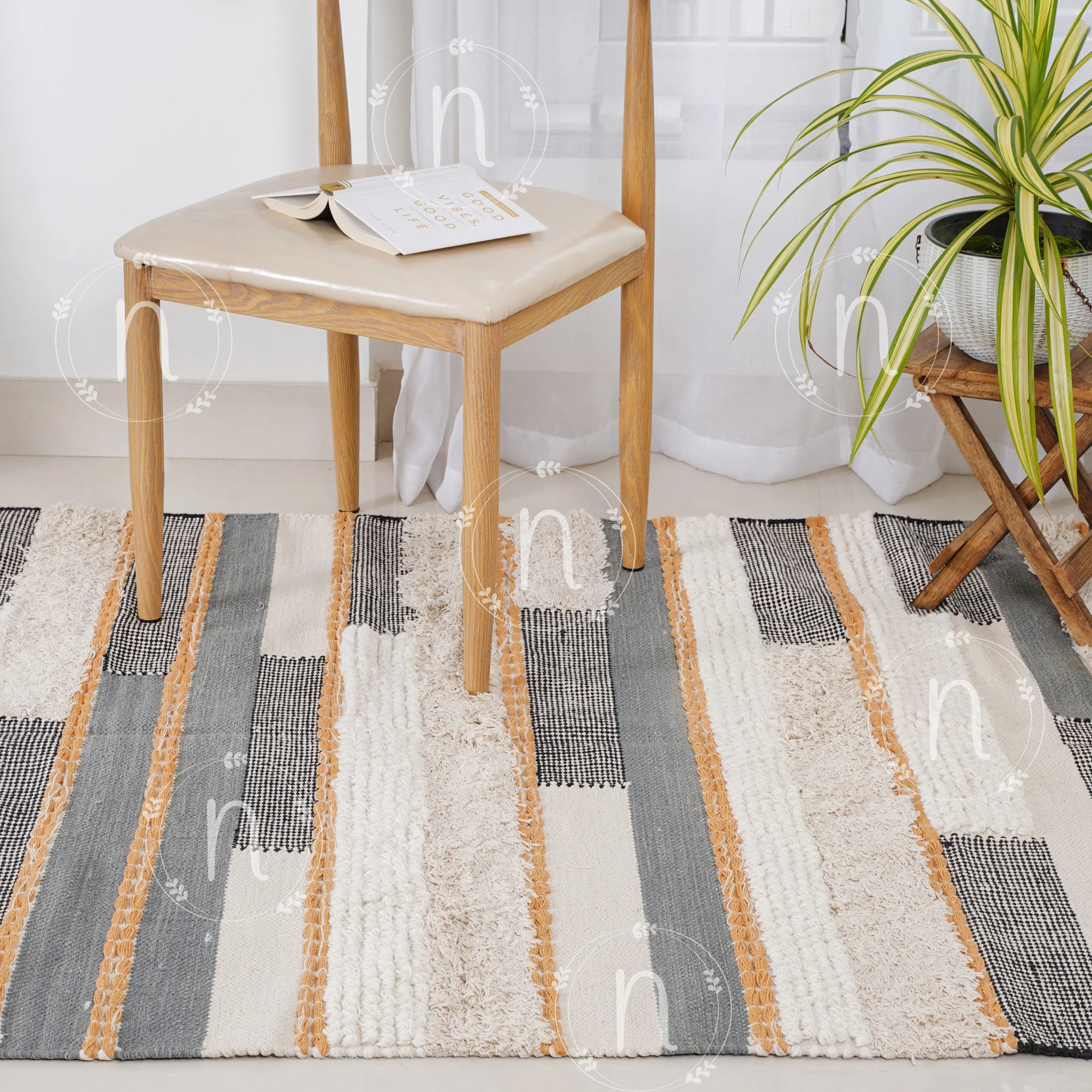 Brick Brack Abstract Carpet - Image 5