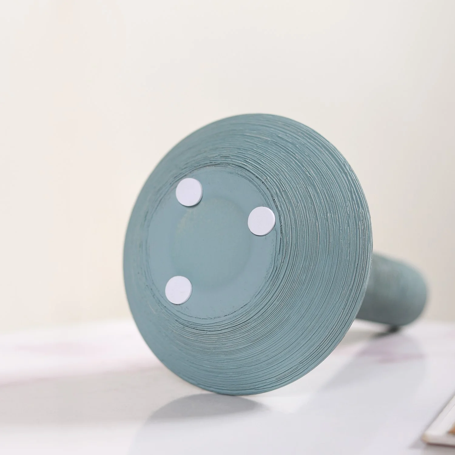Brushed Texture Scandinavian Vase Blue - Image 10