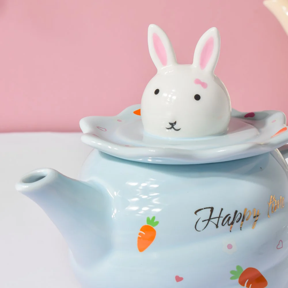 Bunny Cup And Kettle Blue - Image 6