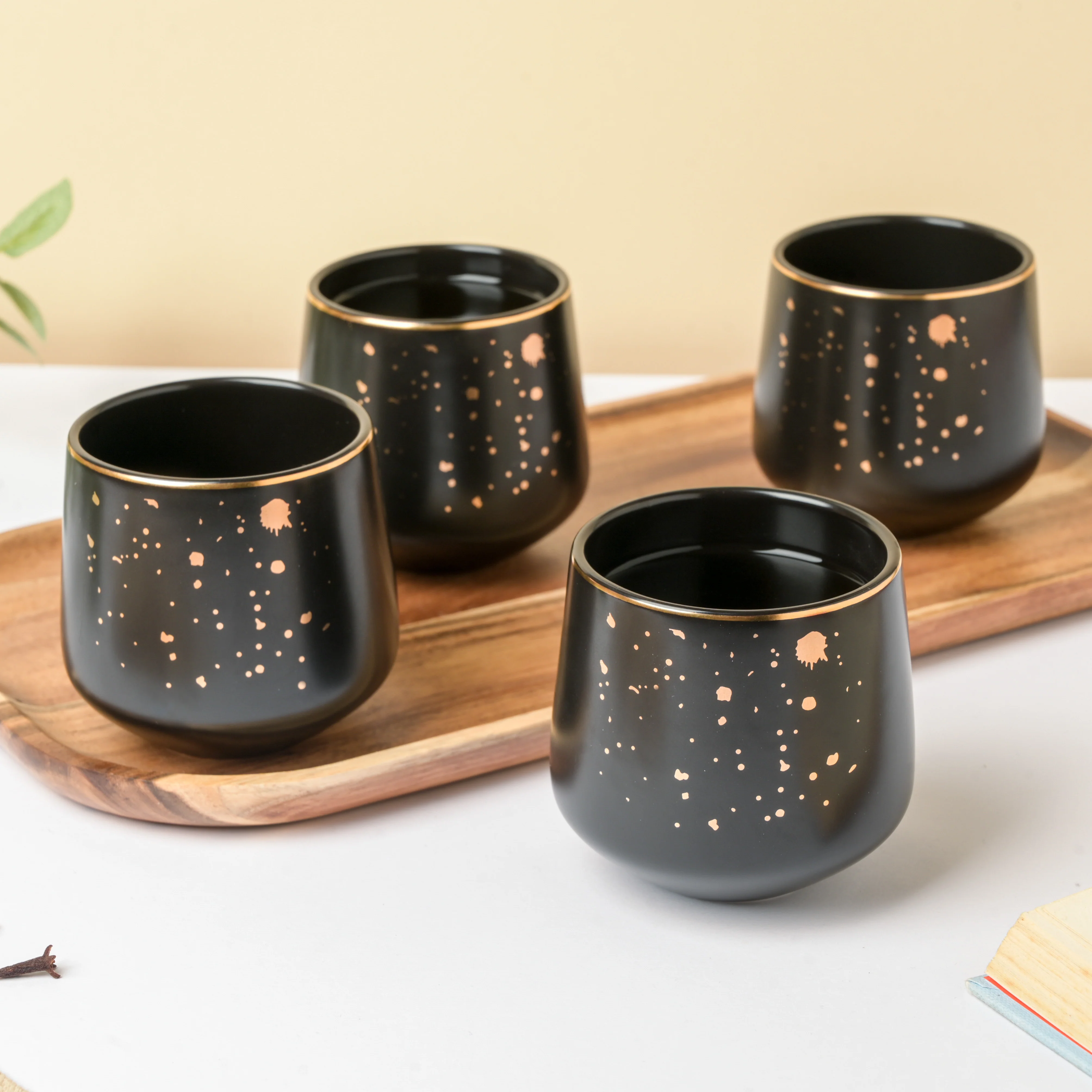 CARA Gold Detail Black Tea Set - Image 6