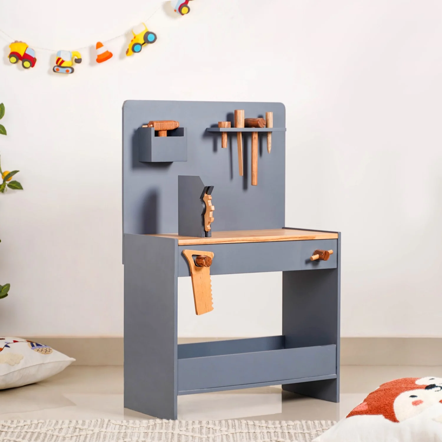 Carpenter Set For Kids Wooden Educational Pretend Play - Image 13