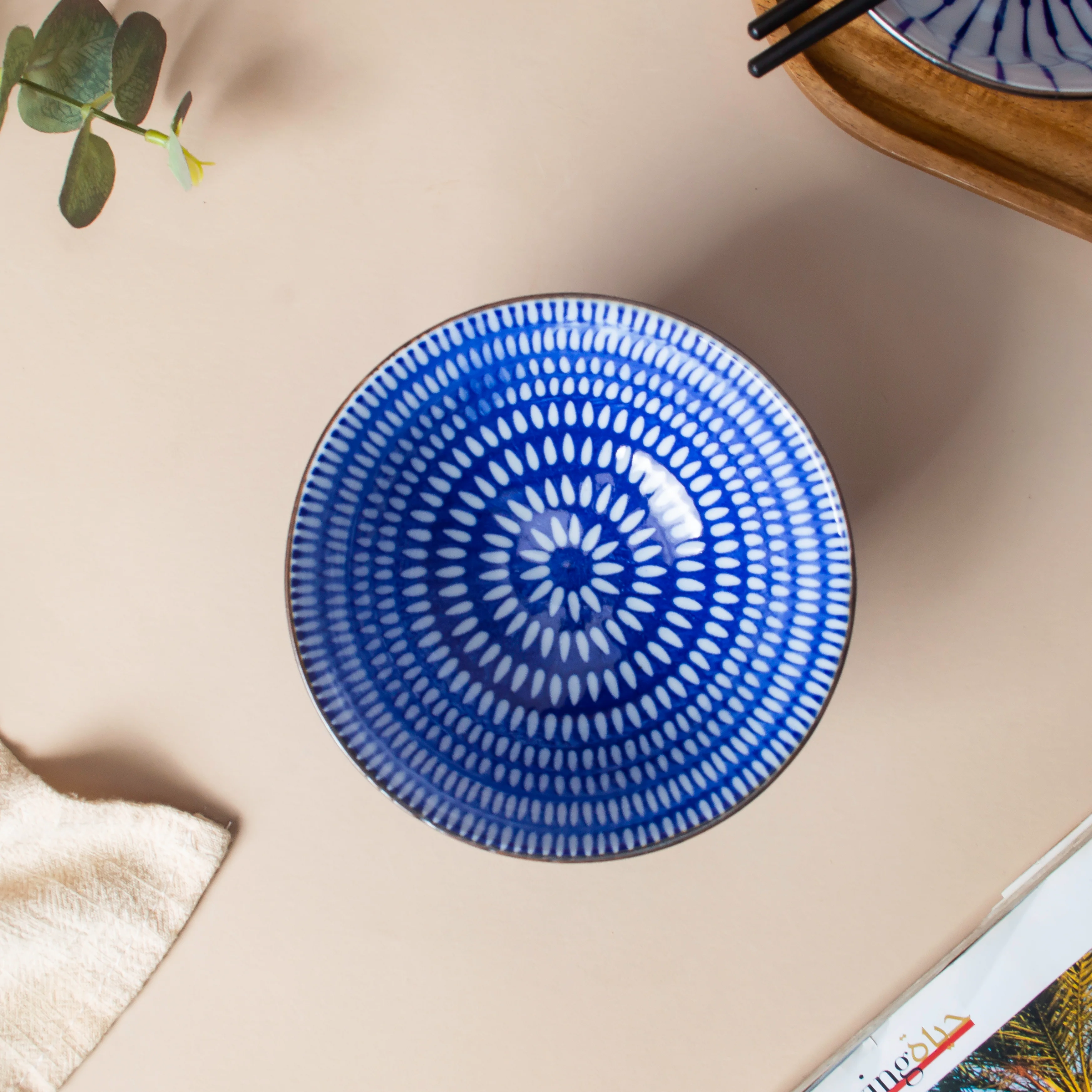 Caspian Cobalt Blue Soup Bowl 200ml - Image 2