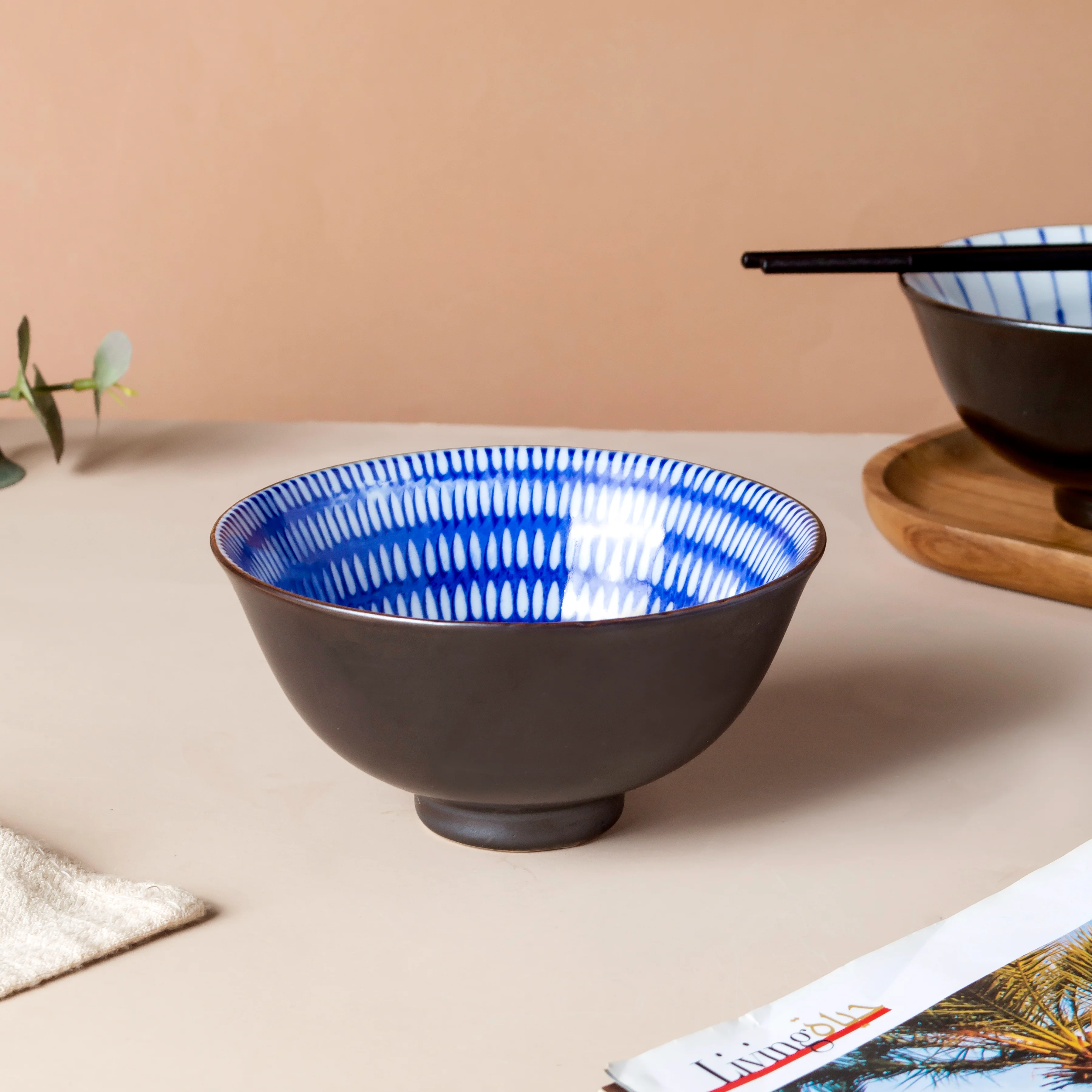 Caspian Cobalt Blue Soup Bowl 200ml - Image 6