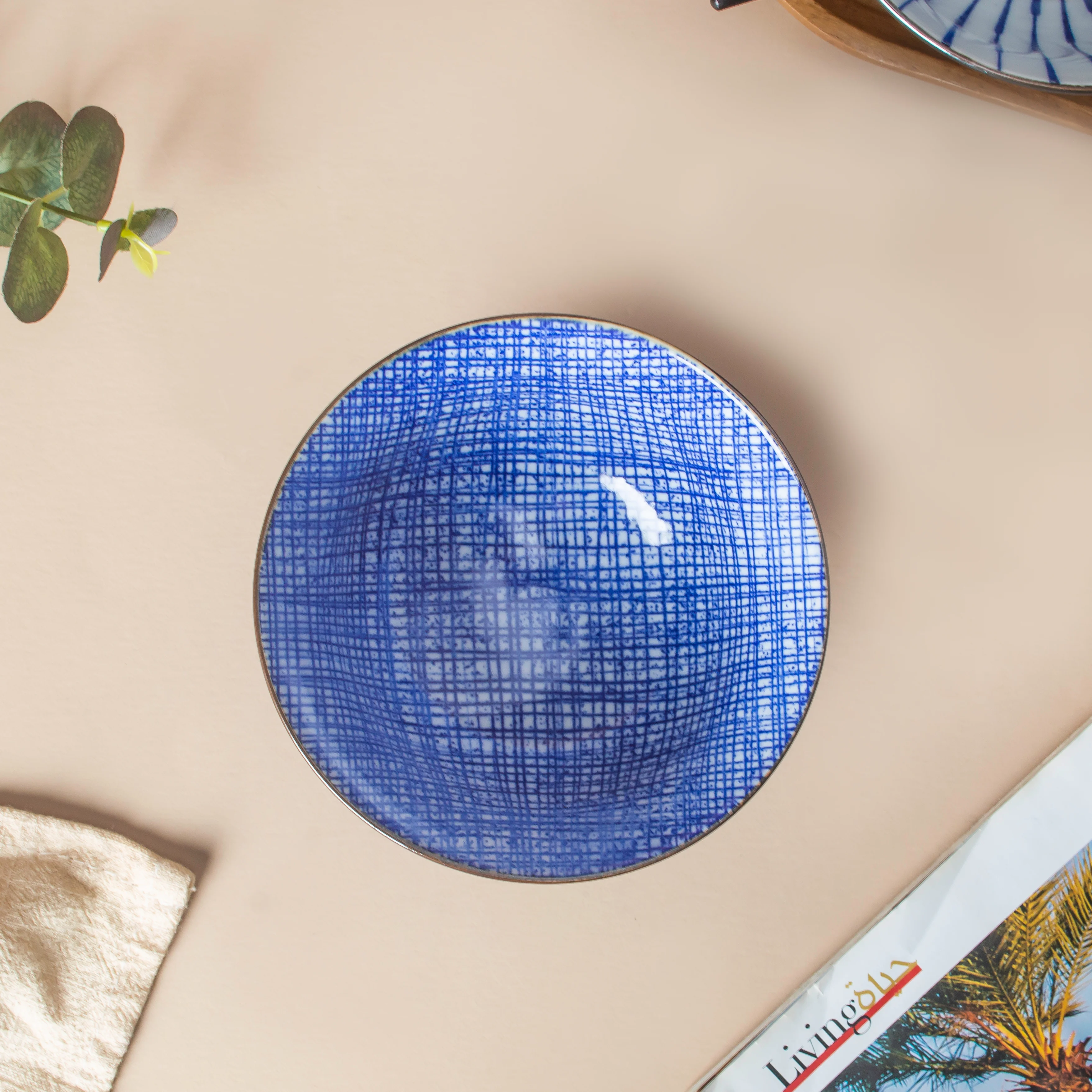 Caspian Cobalt Soup Bowl Blue 200ml - Image 2