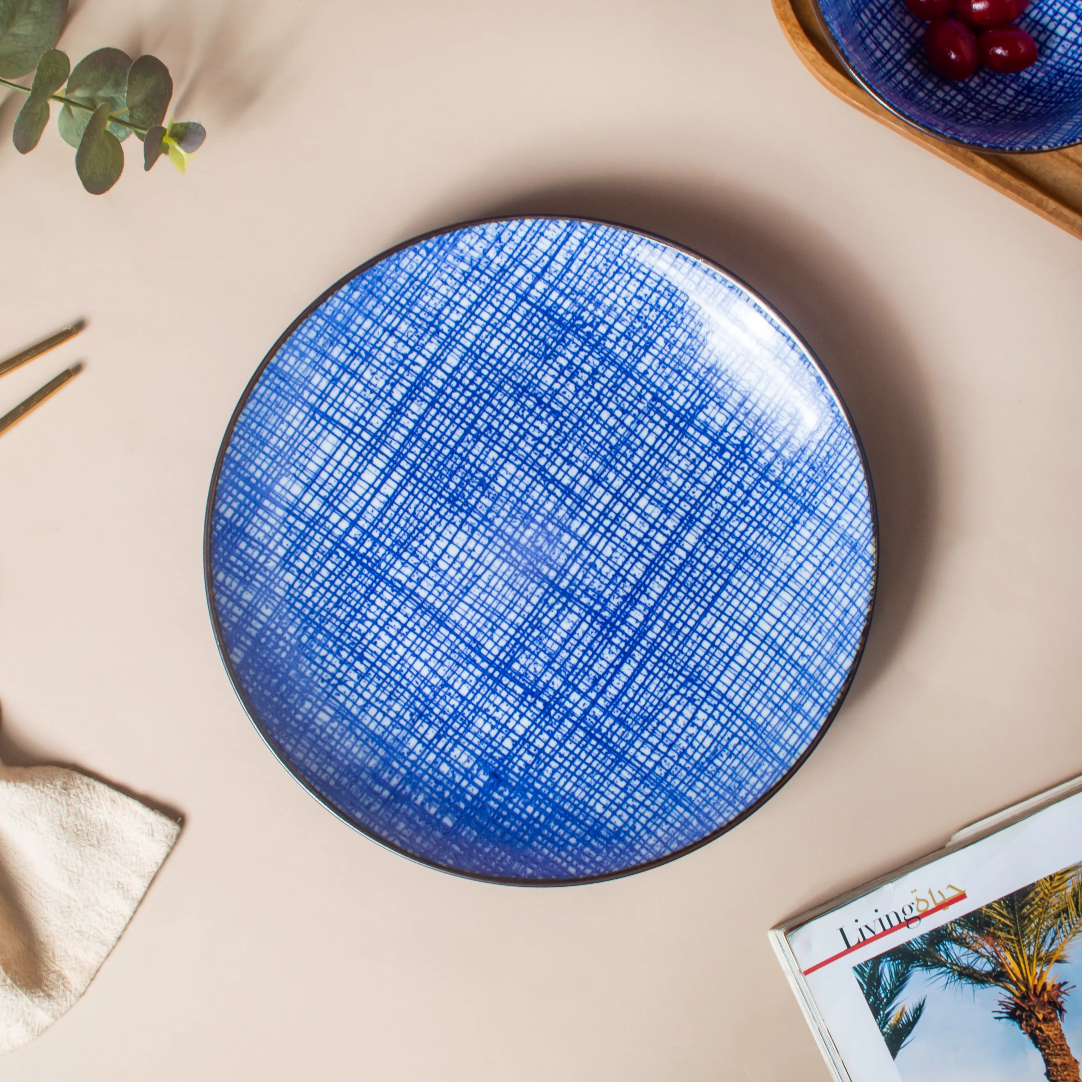 Caspian Cobalt Starter Plate Blue 7.5 Inch - Image 5