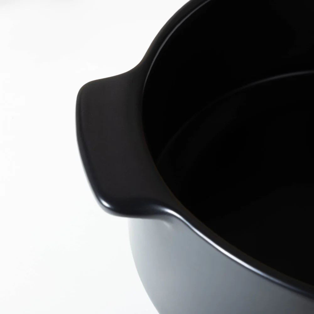 Ceramic Casserole Pots Black 2 L - Image 4