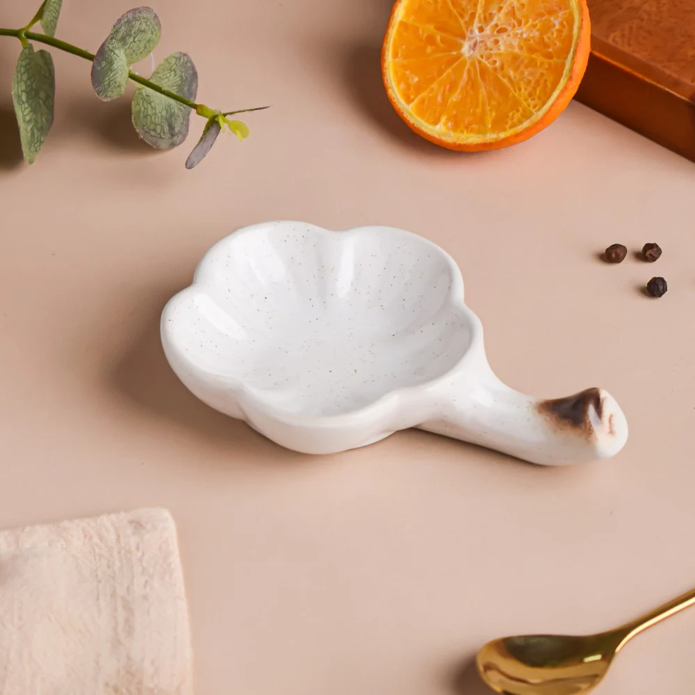 Cavern Clay Dip Bowl With Chopsticks Rest - Image 8