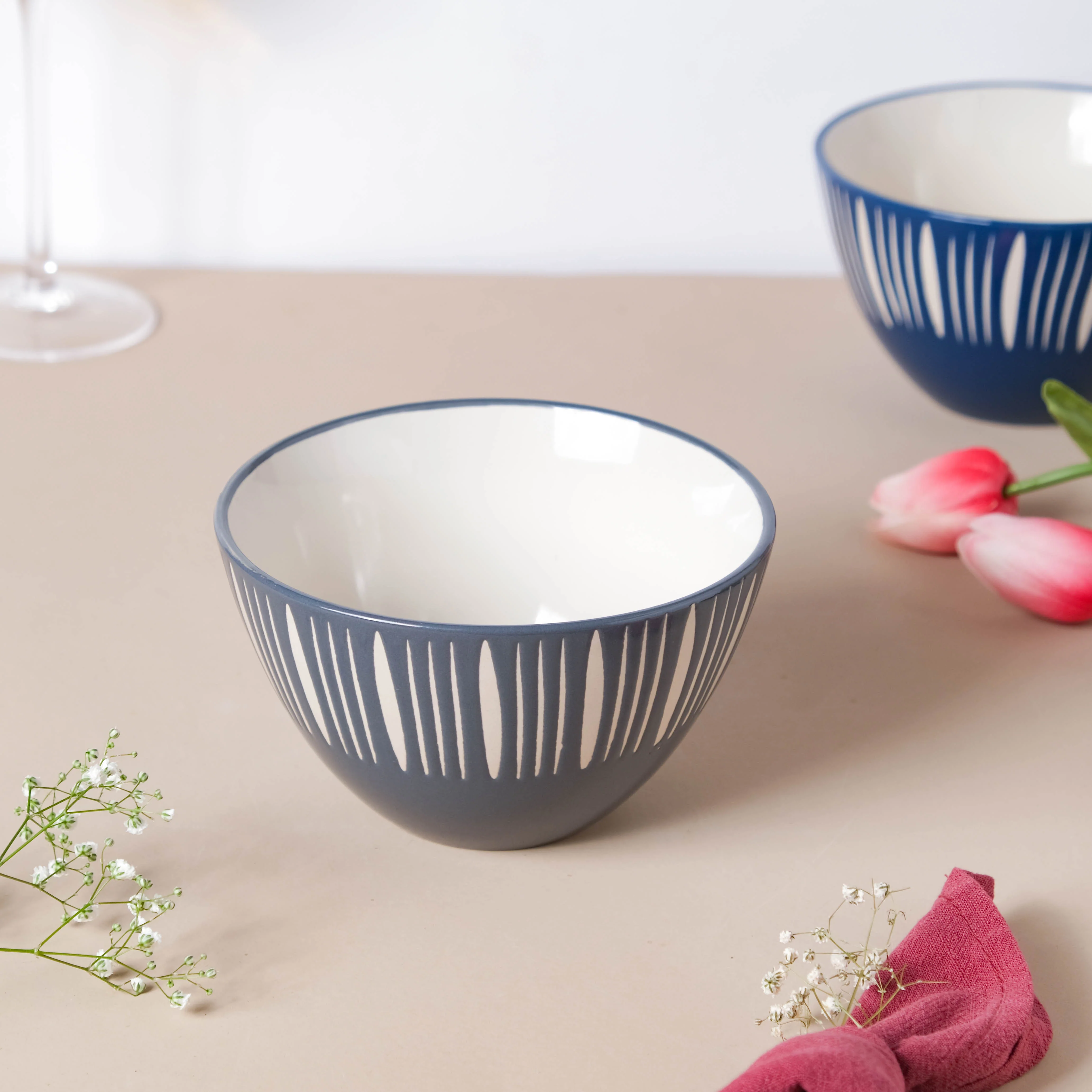 Celeste Pewter Grey Bowl 550ml - Image 4