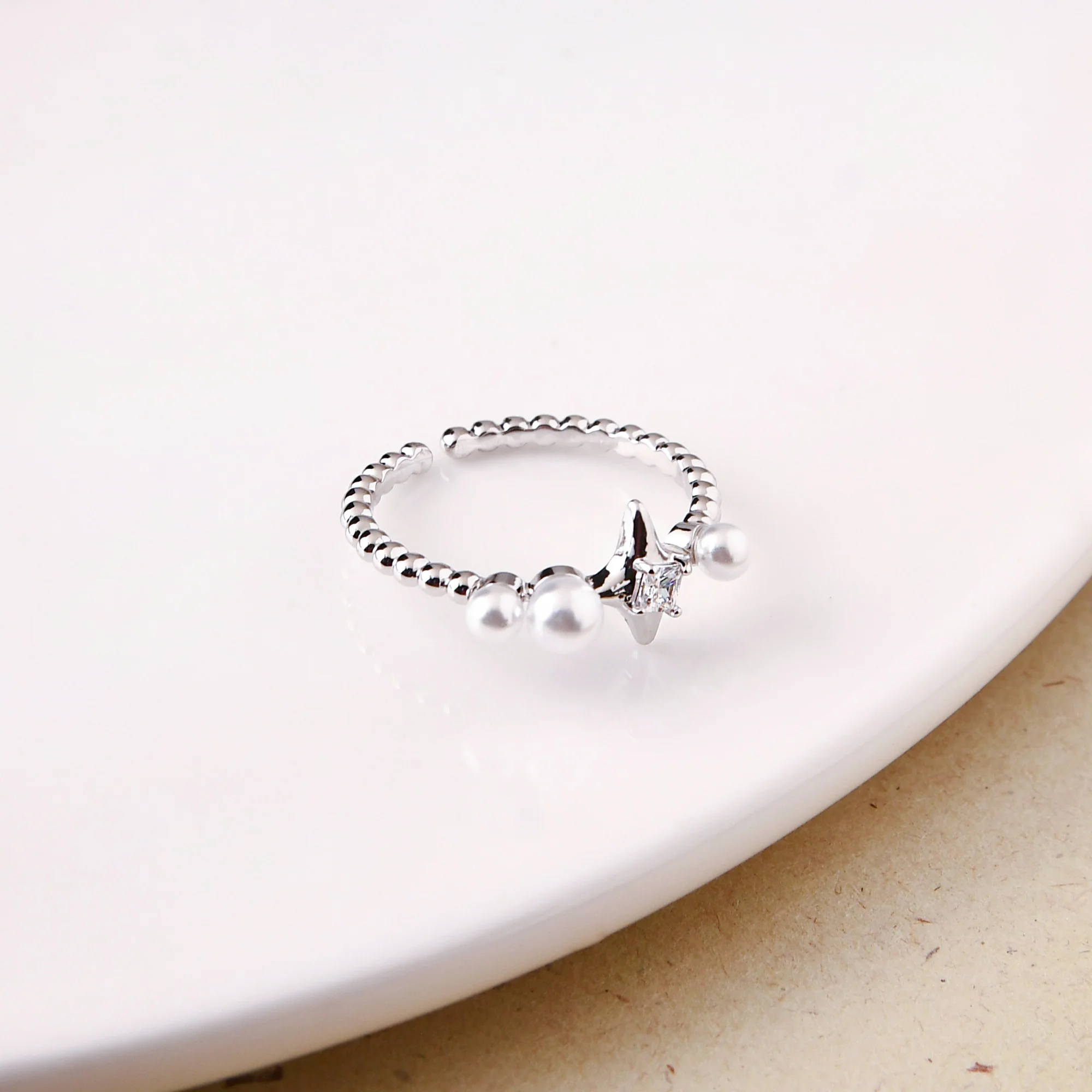Celestial Harmony Silver Ring - Image 5
