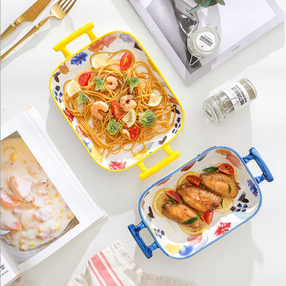 Floral Baking Deep Dish - Image 6