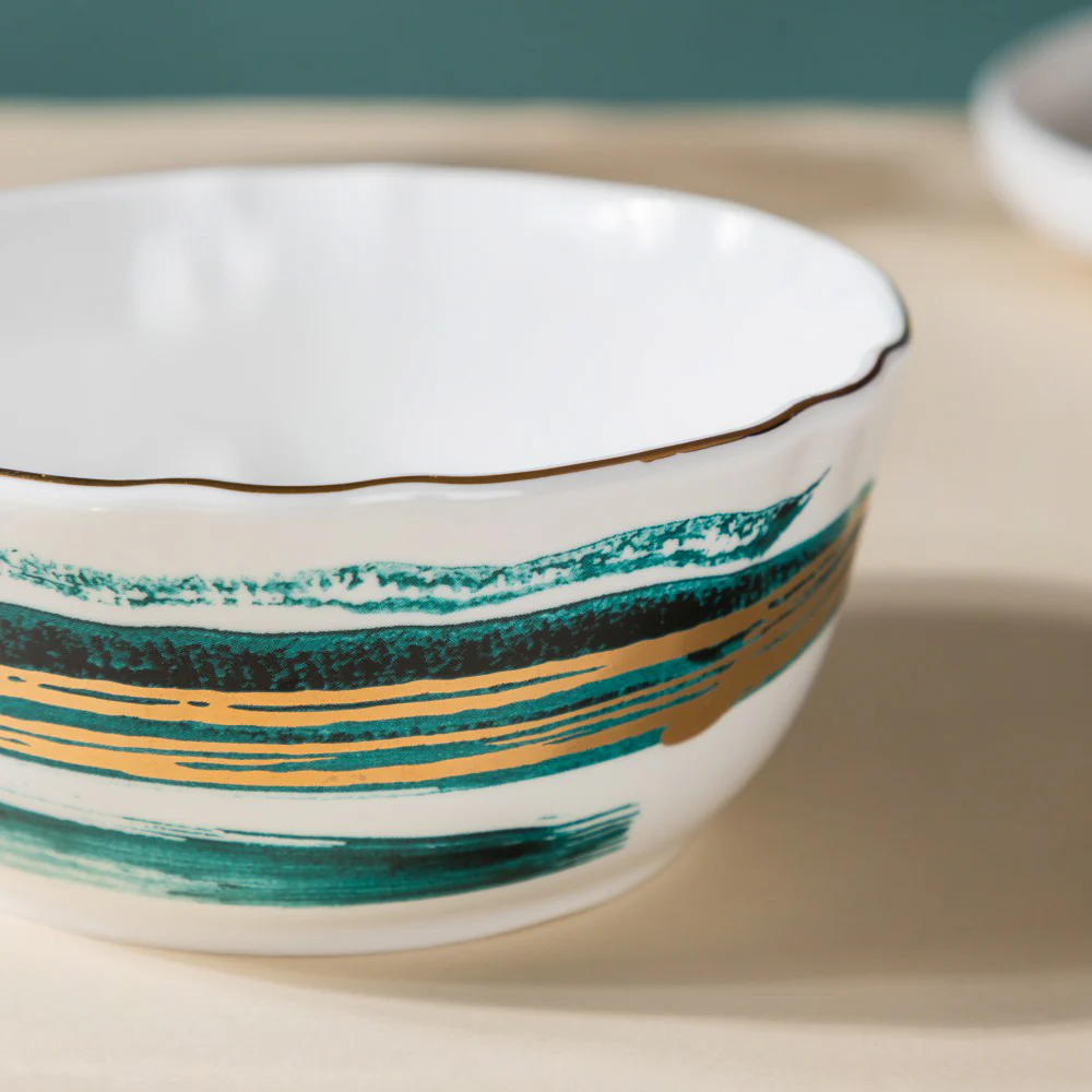 Ceramic Bowl With Wavy Rim 300 ml - Image 3
