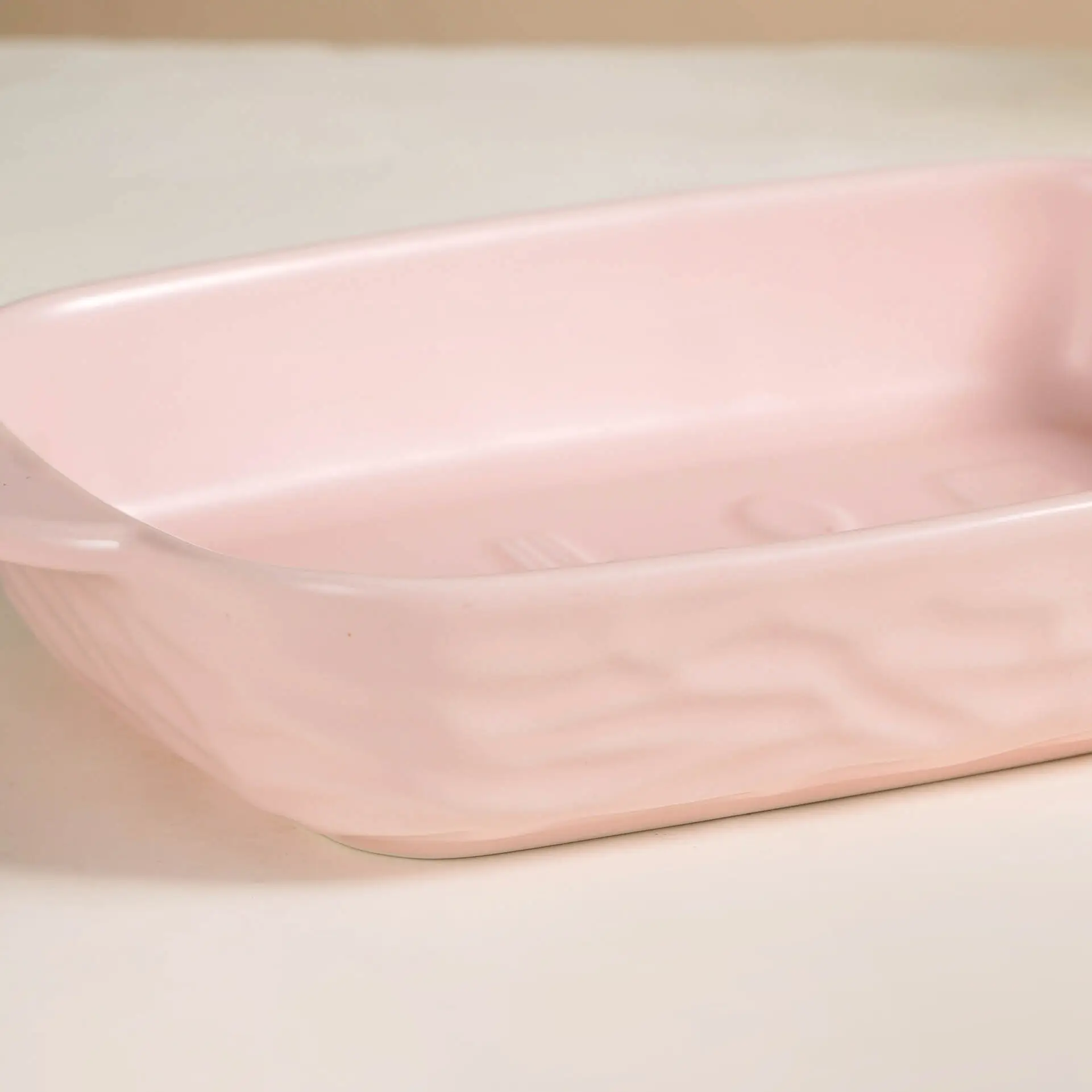 Ceramic Casserole Dish With Double Handle Pink 650 ml - Image 15