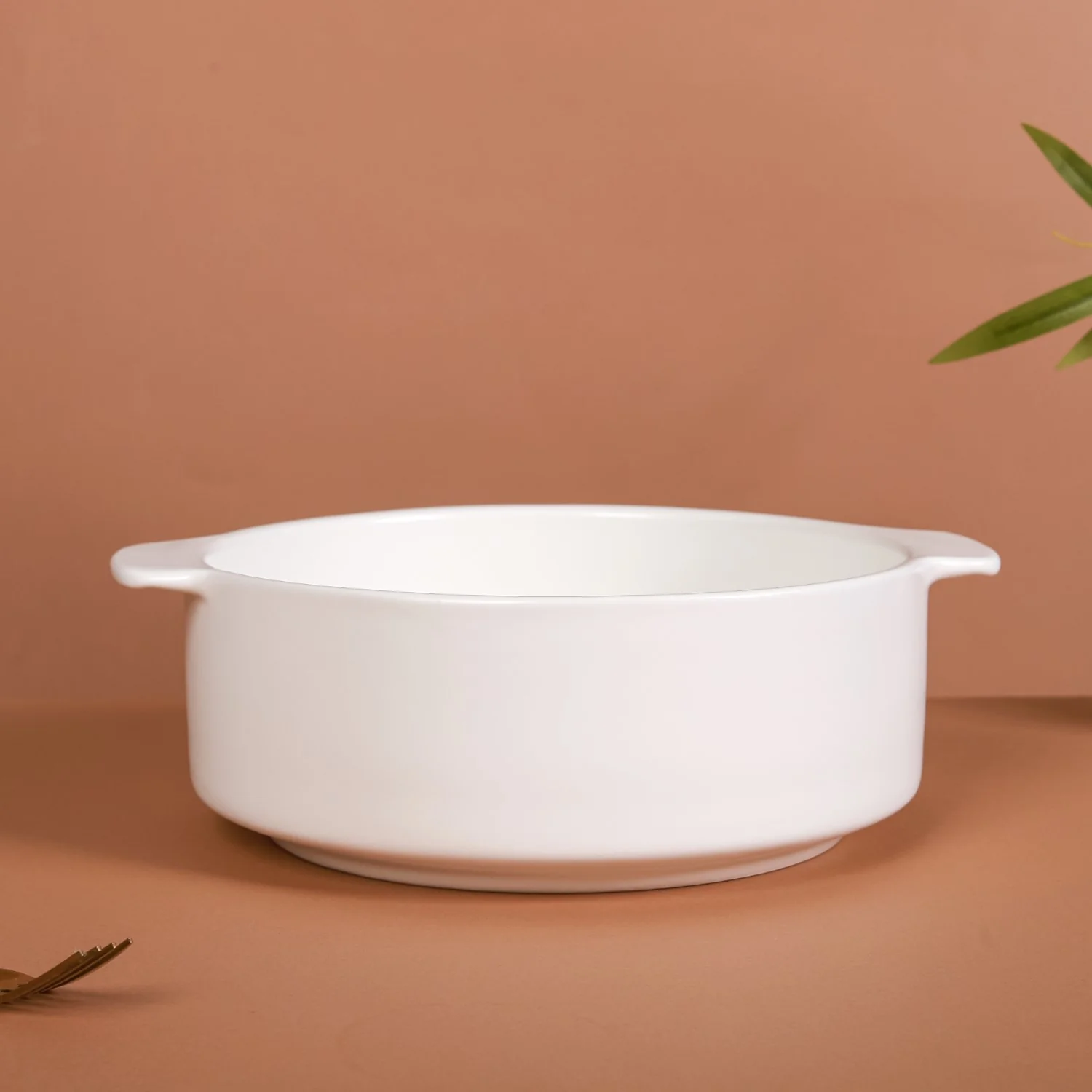 Ceramic Casserole Pots White 2 L - Image 6