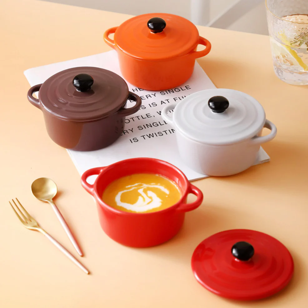 Ceramic Casserole With Lid - Image 2