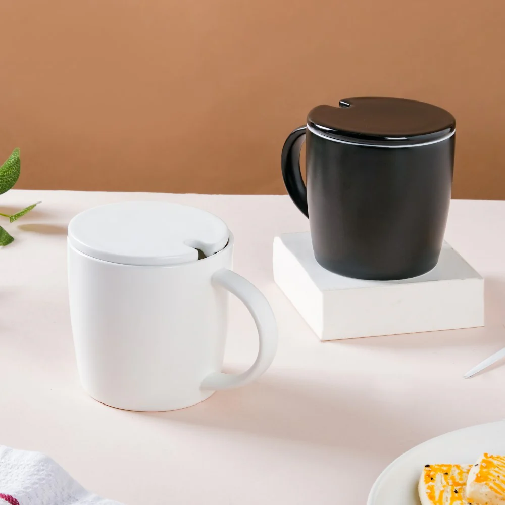 Ceramic Cup with Lid - Image 4