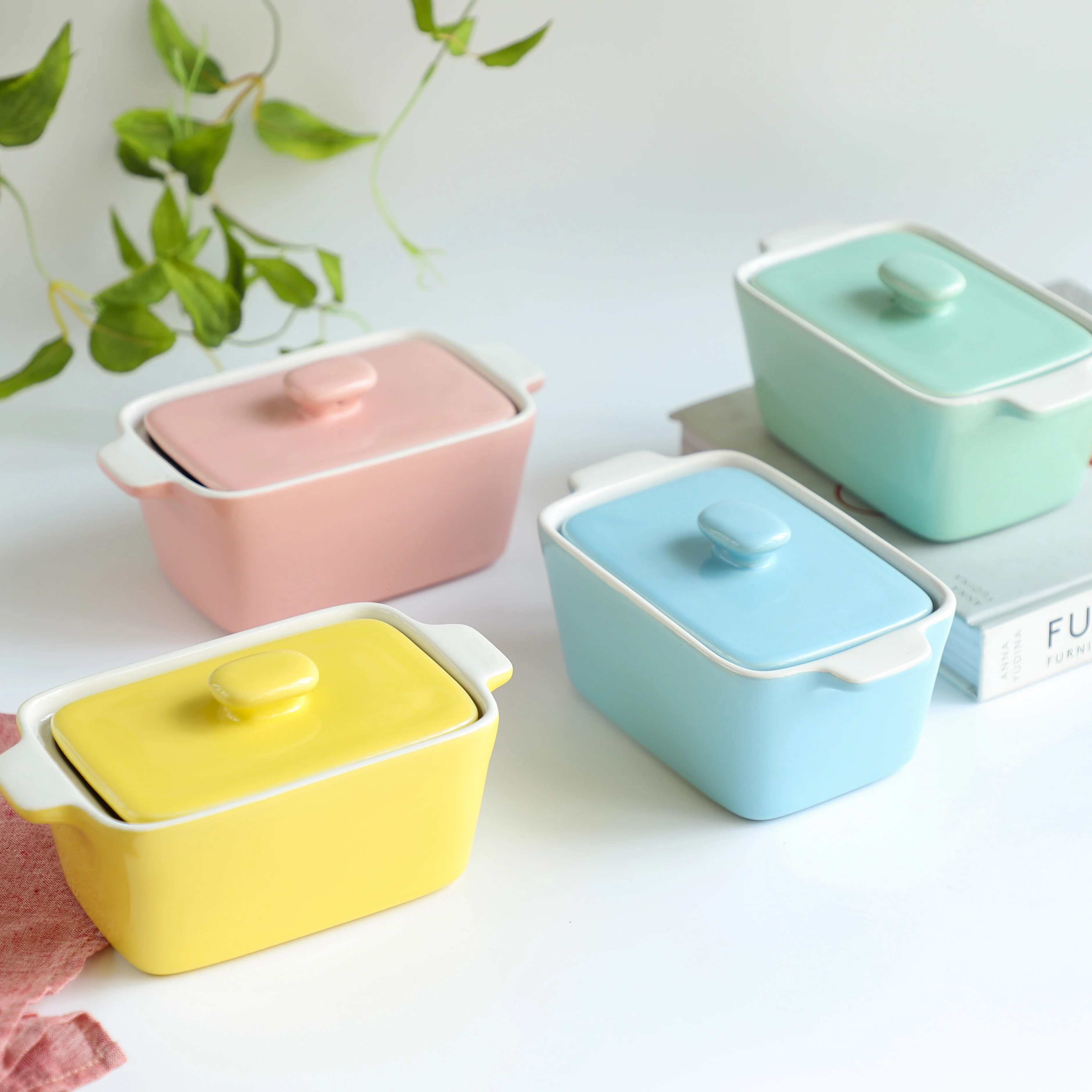 Ceramic Pastel Bowl- Rectangle - Image 10