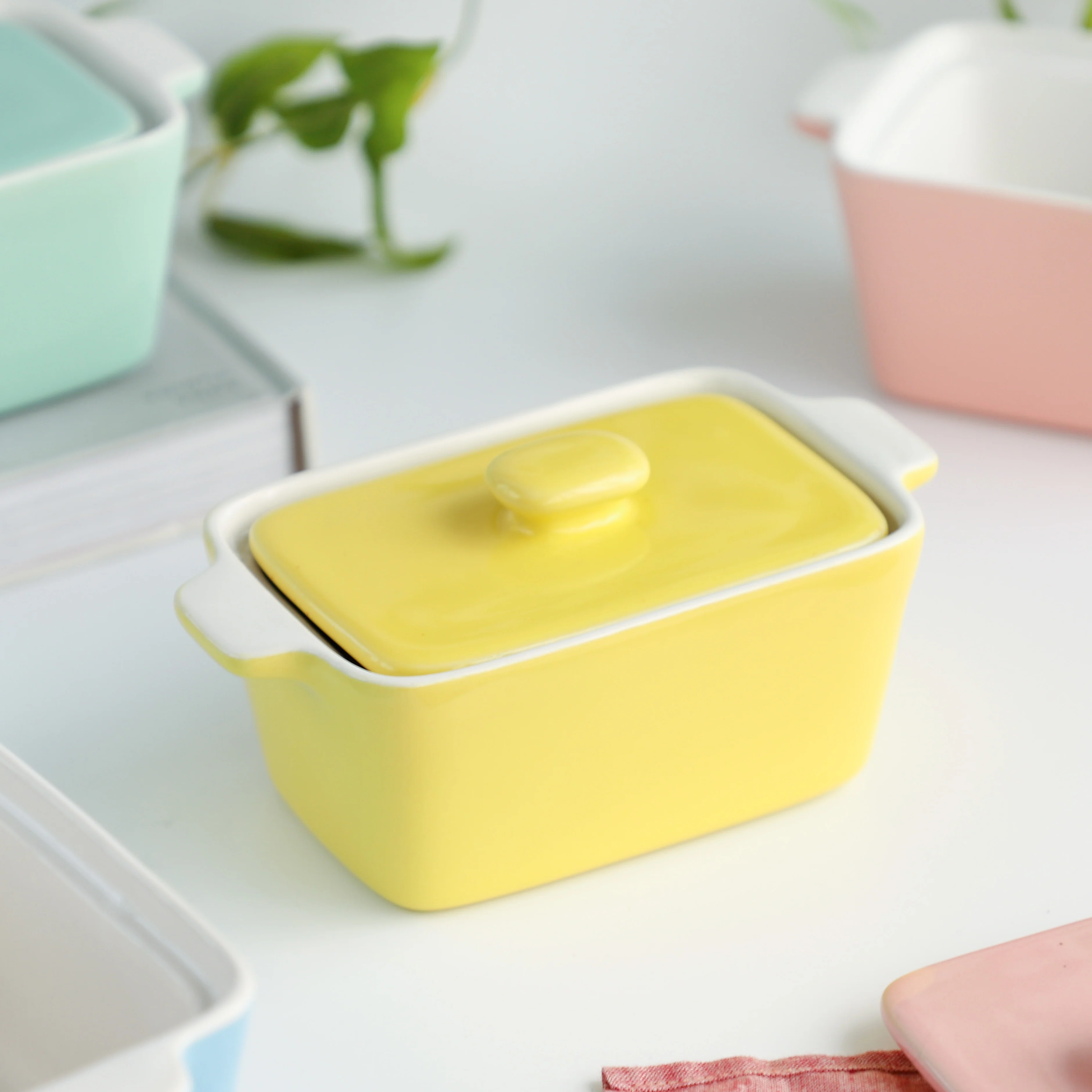 Ceramic Pastel Bowl- Rectangle - Image 22