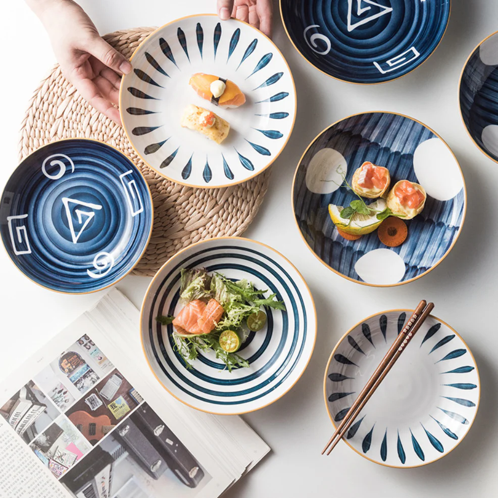 Nitori Ceramic Deep Plate Large 8inch - Image 3