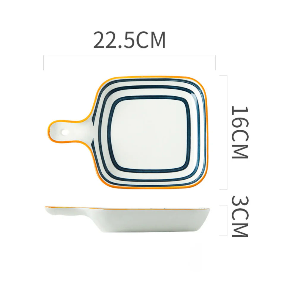 Ceramic Plate With Handle Nitori - Image 14