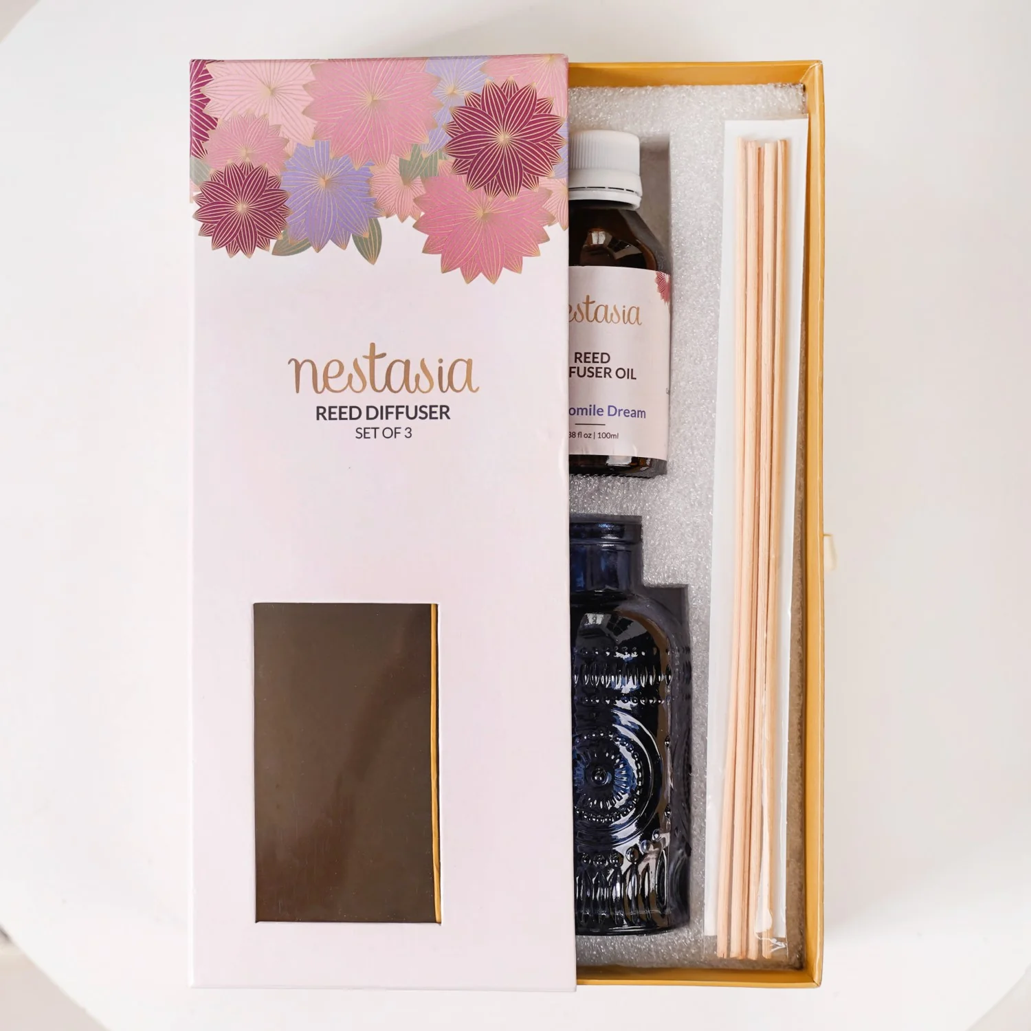 Chamomile Dream Fragrant Reed Diffuser Set Of 3 - Image 2