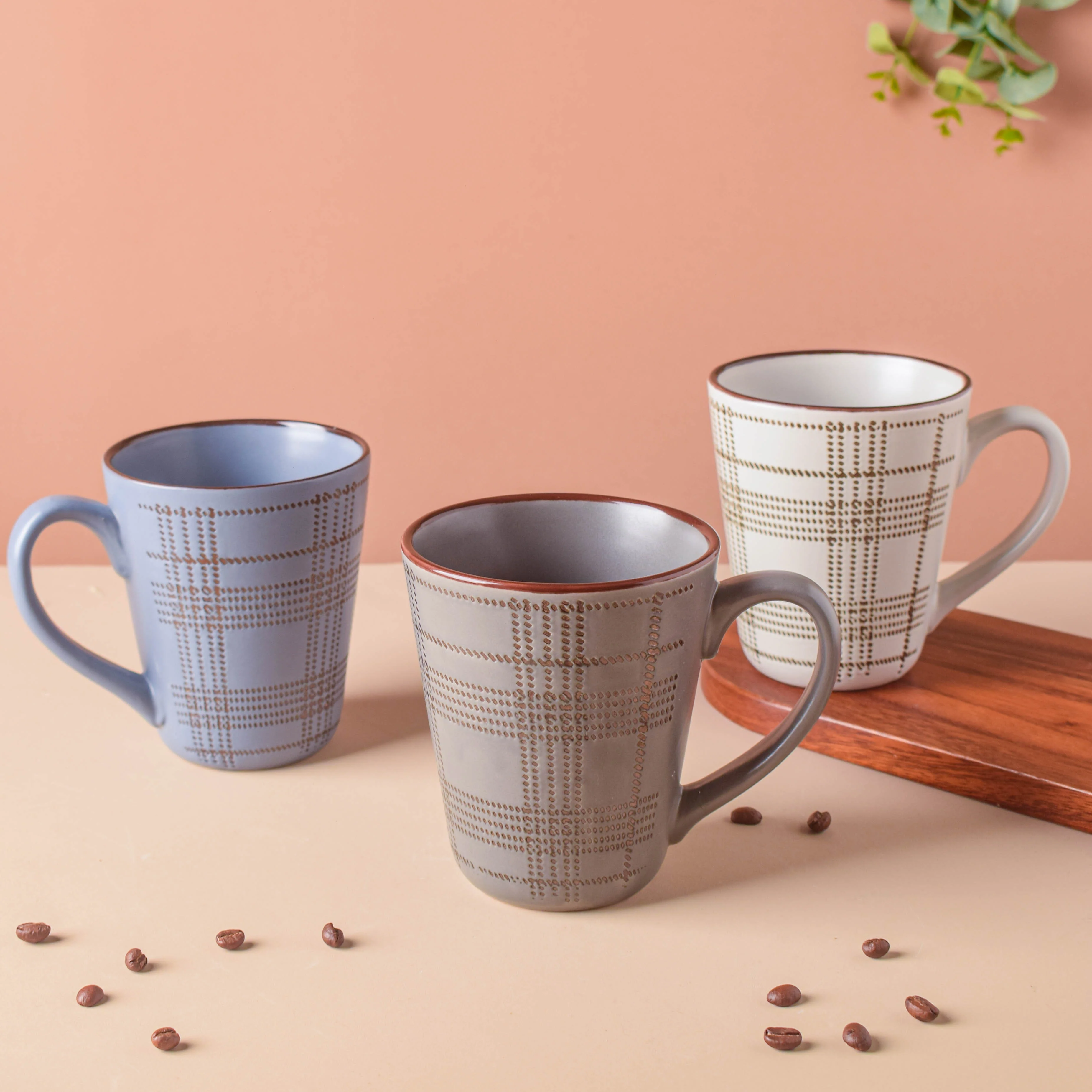 Checkered Formal Coffee Mug - Image 3