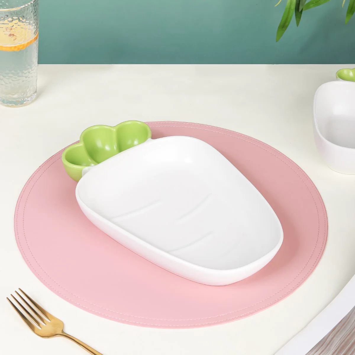 Chip And Dip Platter White Raddish 550 ml - Image 3