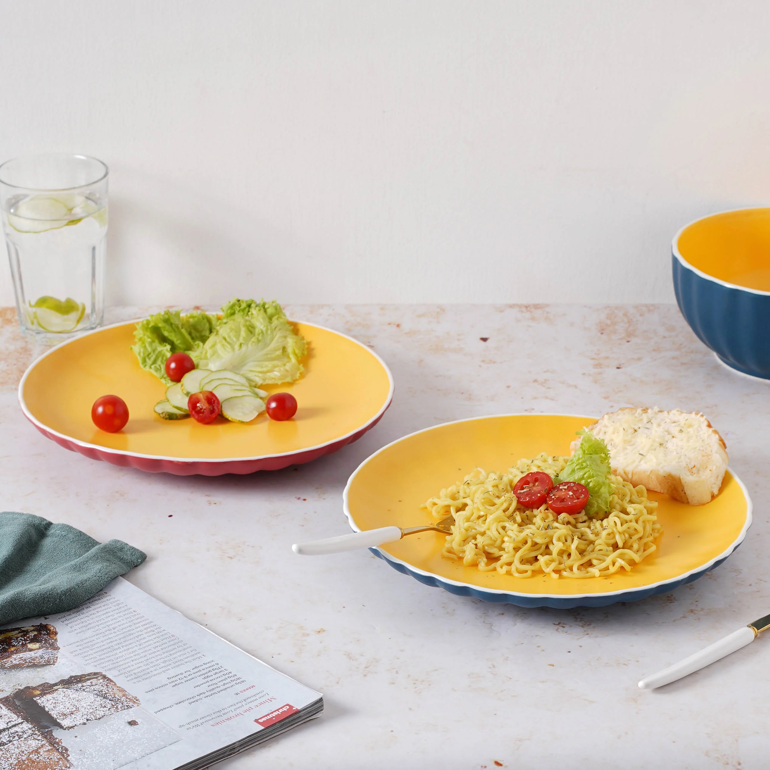 Chrome Dinner Plate 9.5 Inch - Image 3