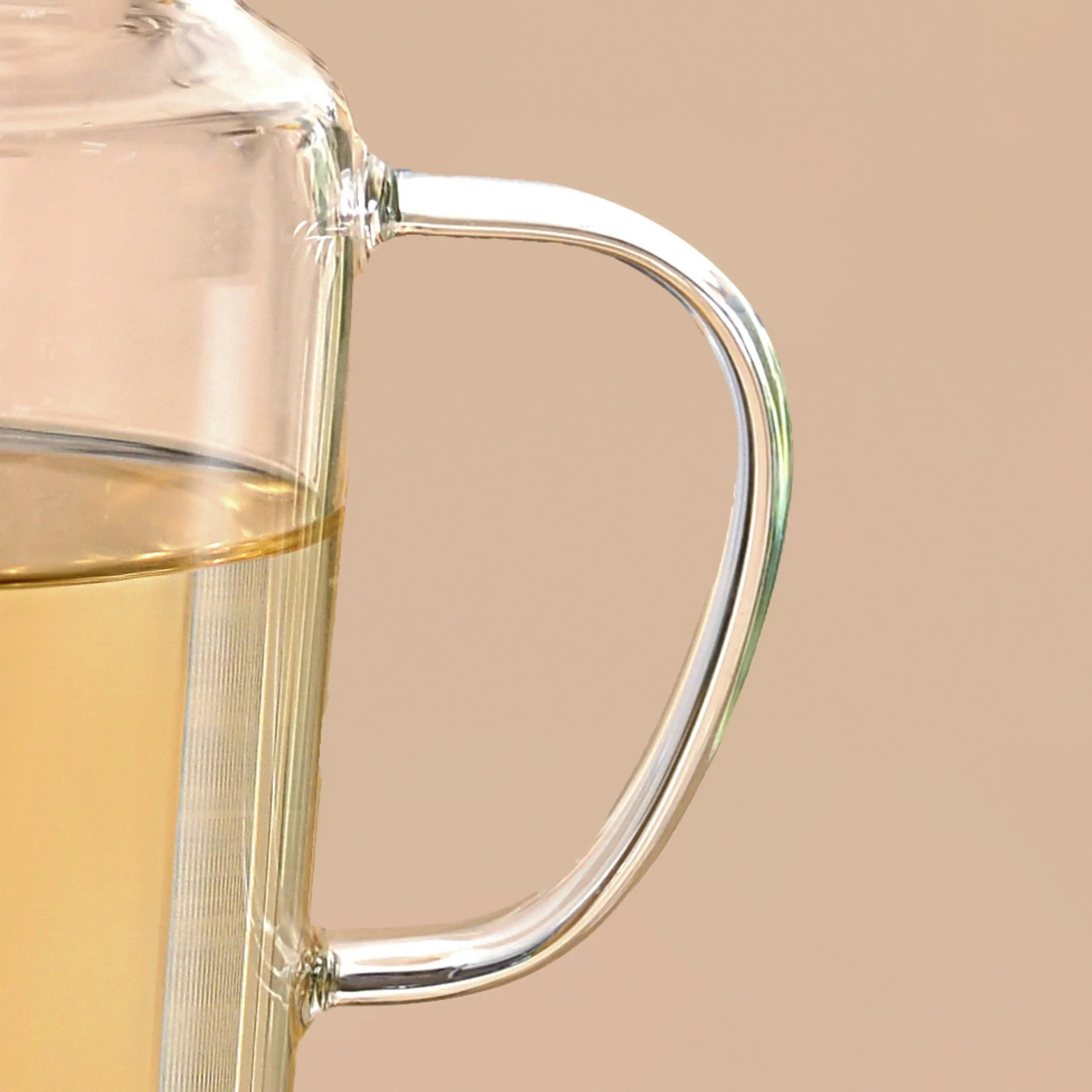 Clear Glass Carafe With Cup - Image 6