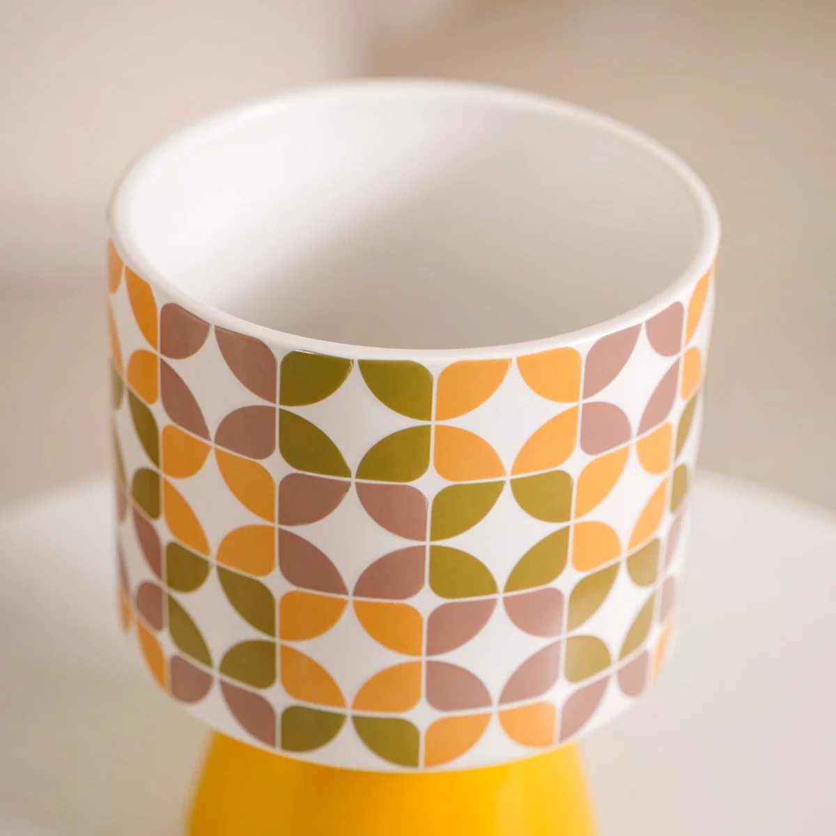 Colour Pop Pedestal Flower Pot Bauhaus Multicolour - Image 9