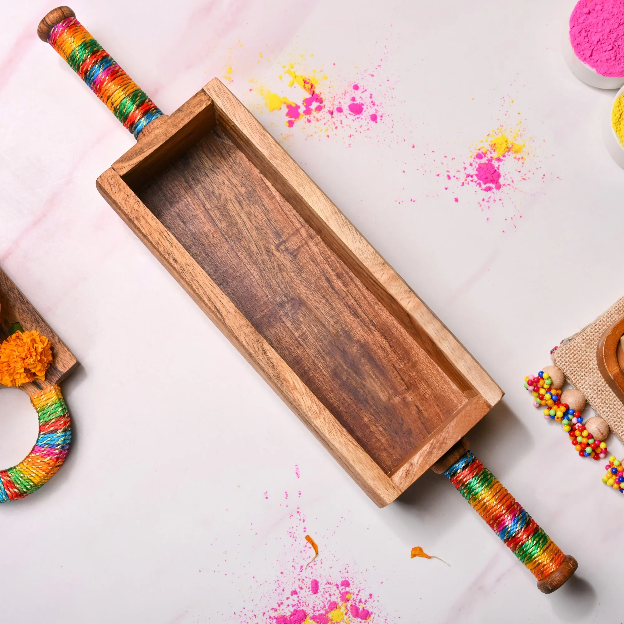 Colourful Thread Serving Platter - Image 7