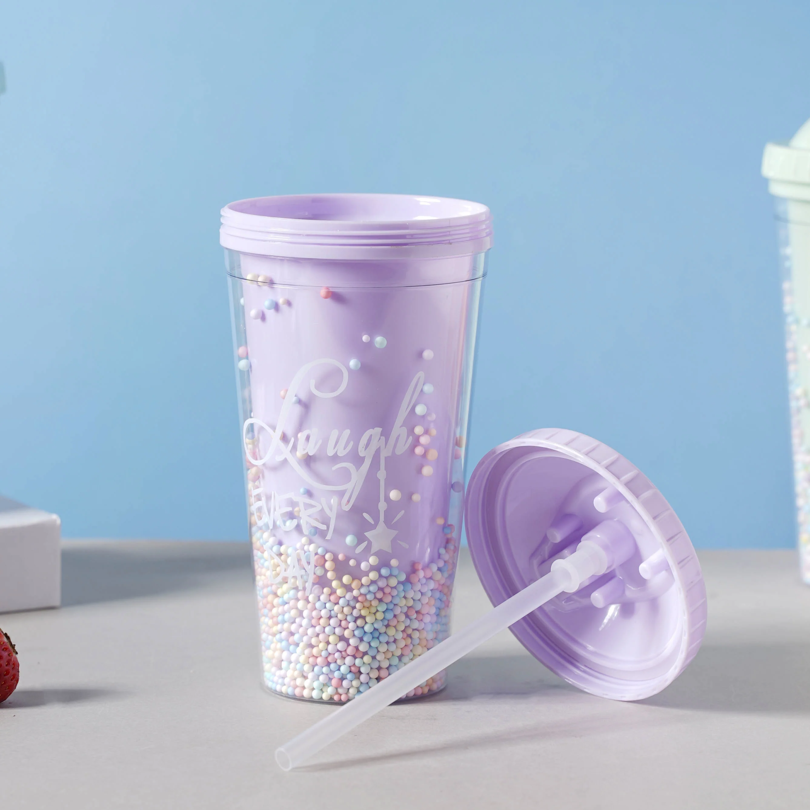 Confetti Cup and Straw - Image 49