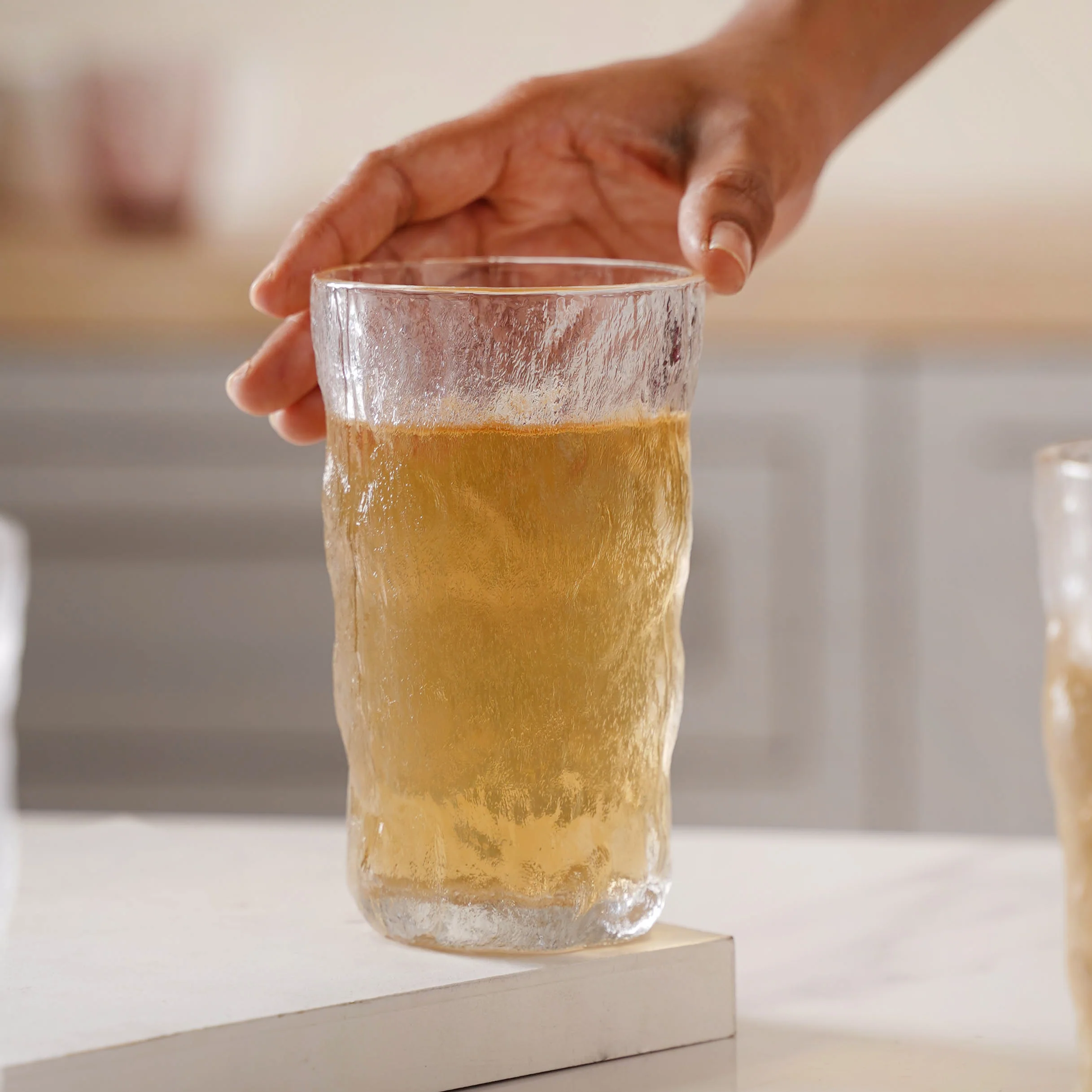 Contemporary Water Glass Set of 4 - Image 3