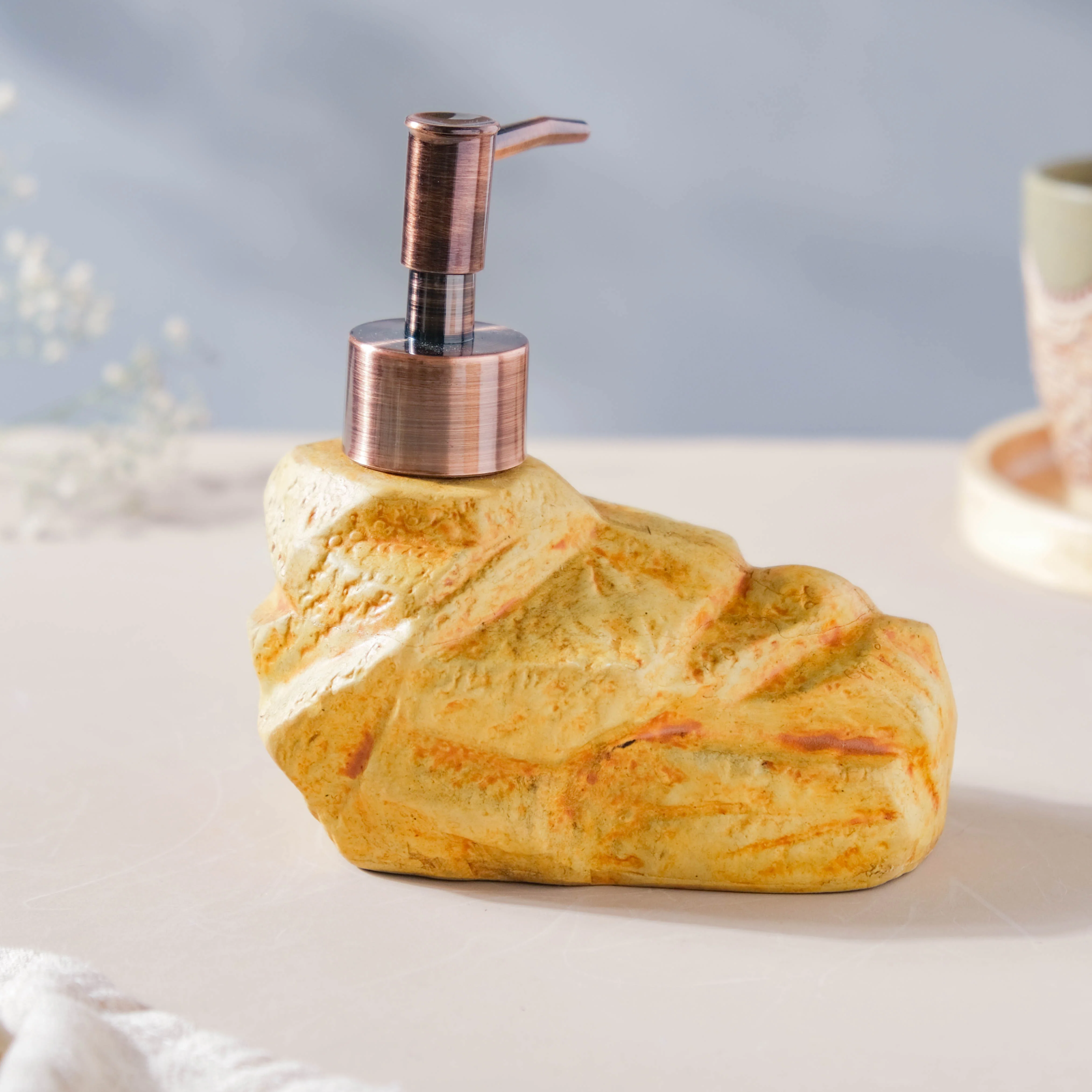 Coralie Orange Stone Dispenser With Nozzle 300ml - Image 6