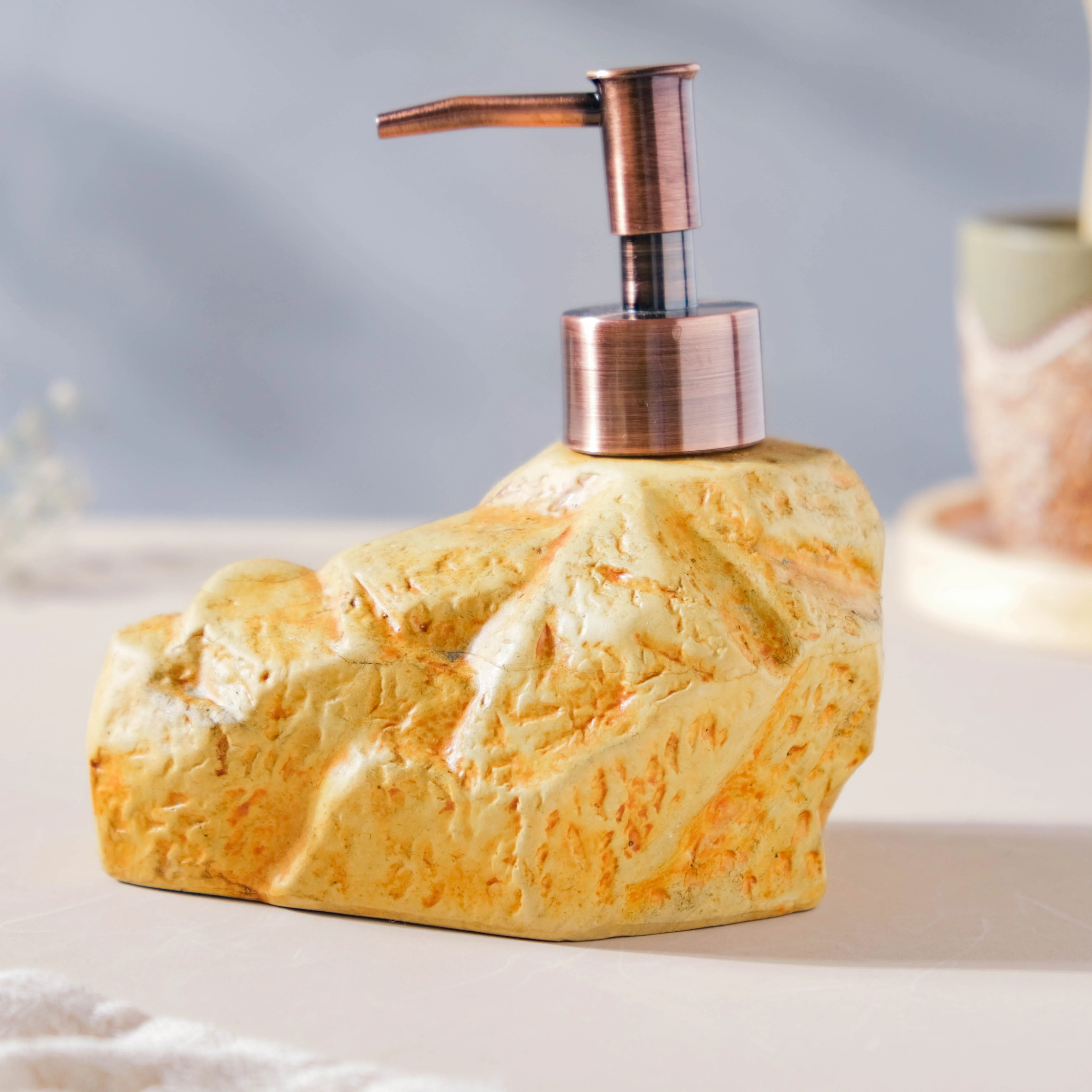 Coralie Orange Stone Dispenser With Nozzle 300ml - Image 8