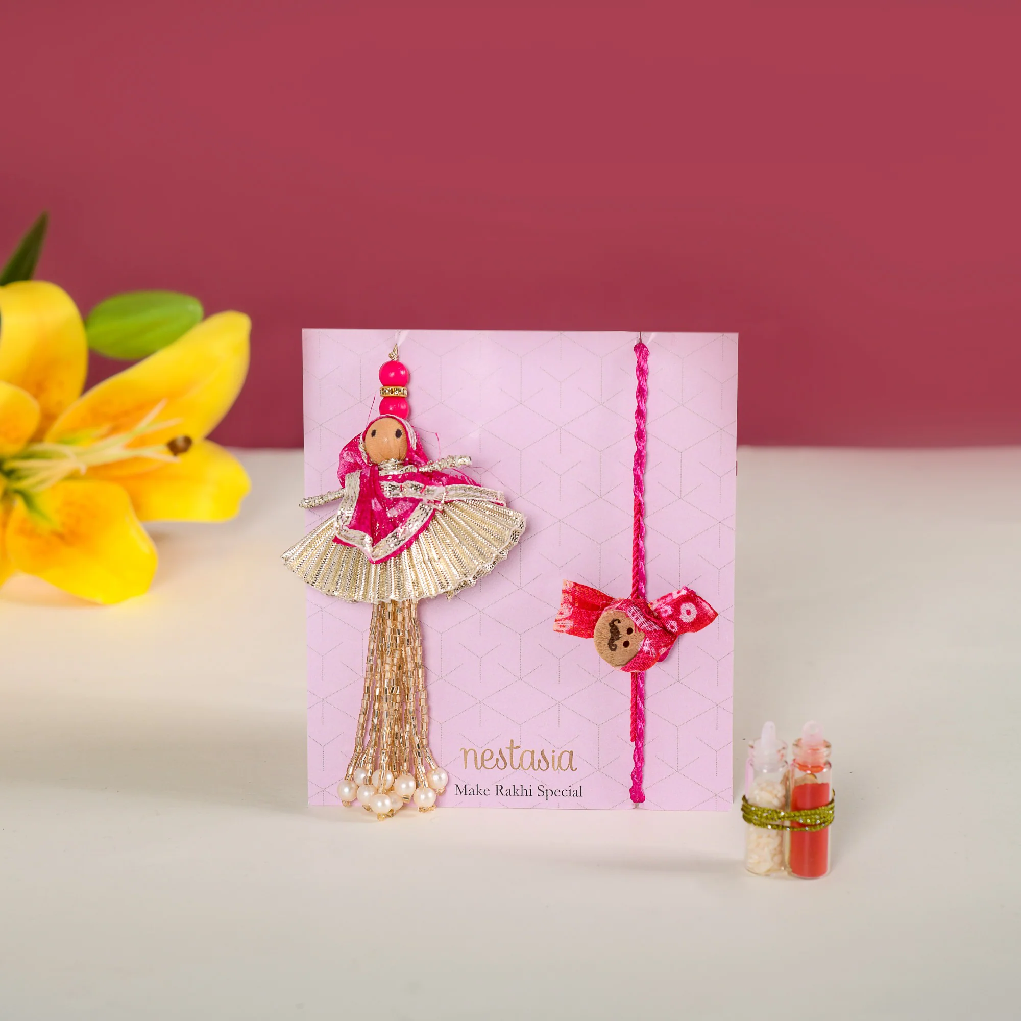 Couple Snack Time Rakhi Gift Set Of 4 - Image 3