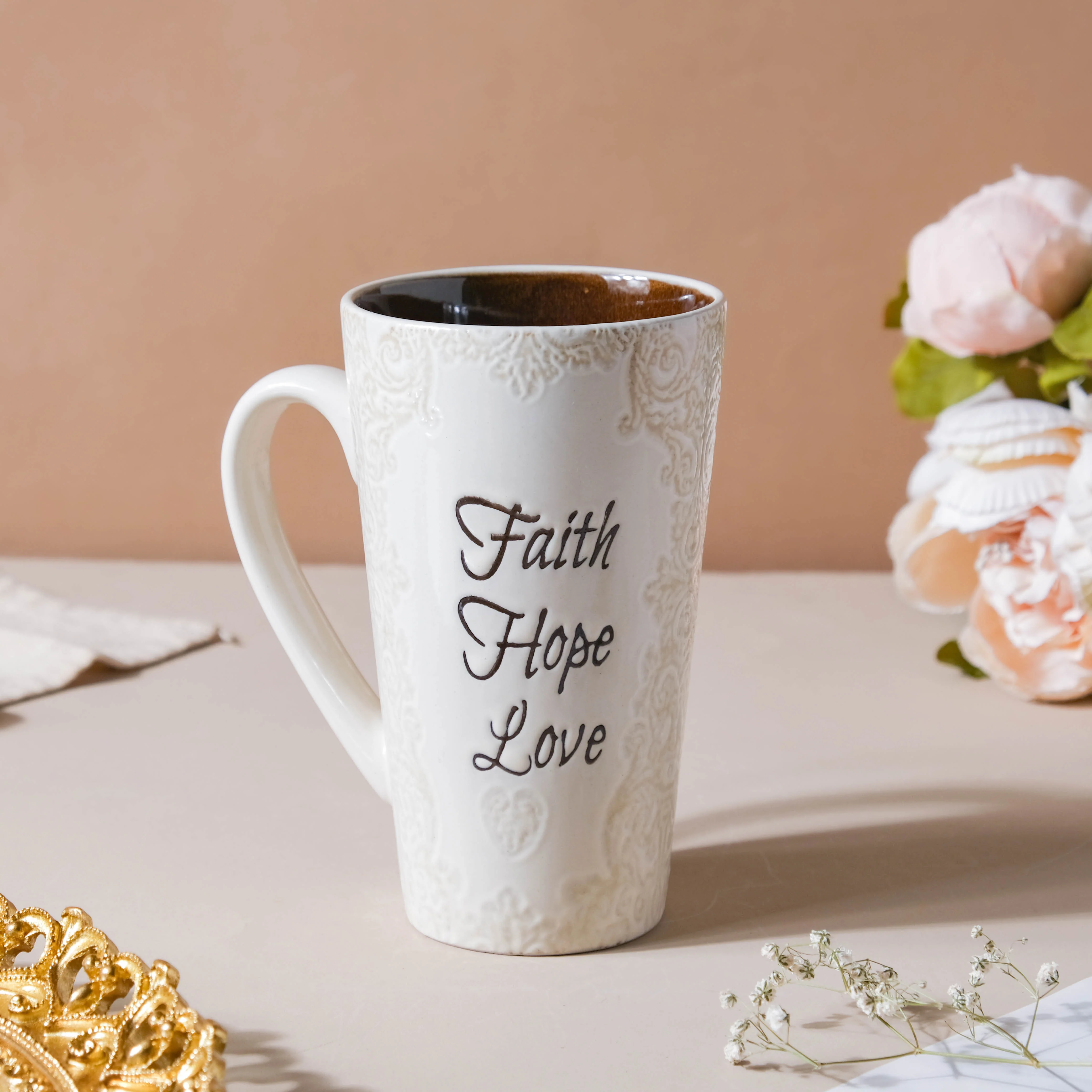 Cream And Sugar Glaze Mug 400ml - Image 4