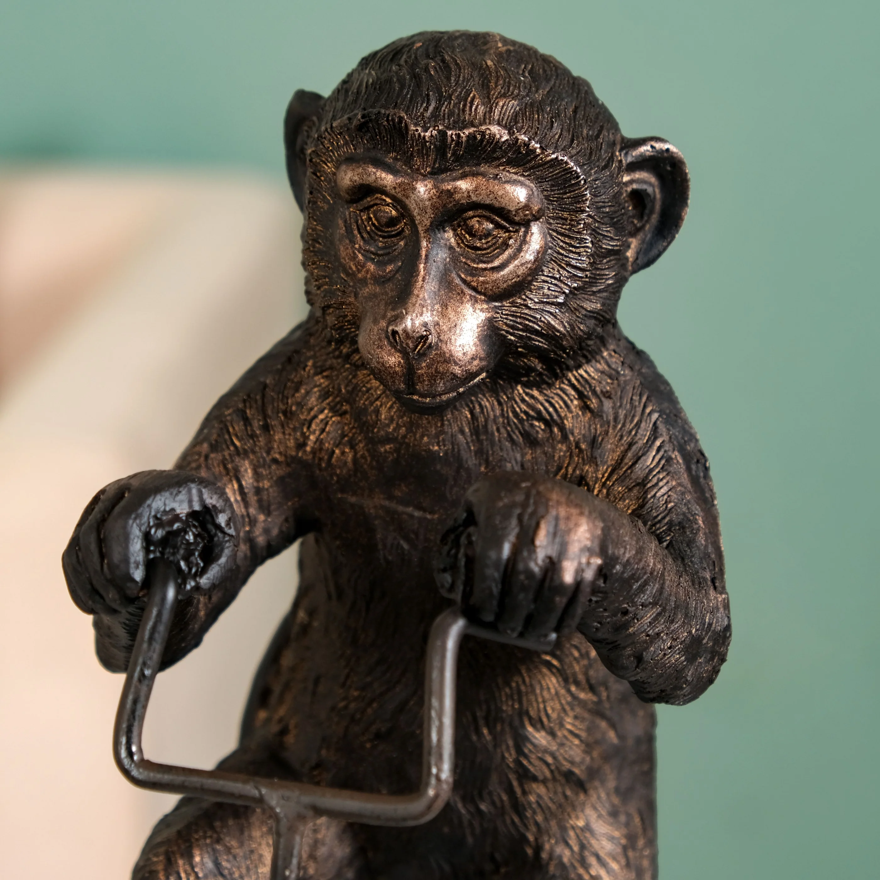 Cyclist Monkey Decorative Art - Image 2