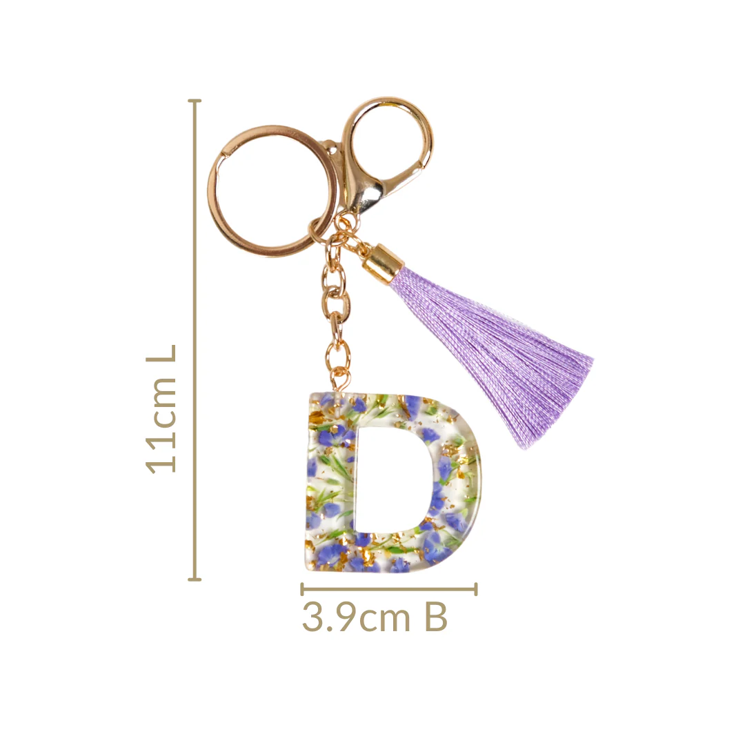 Dainty And Dreamy D Dual Hook Keychain - Image 4